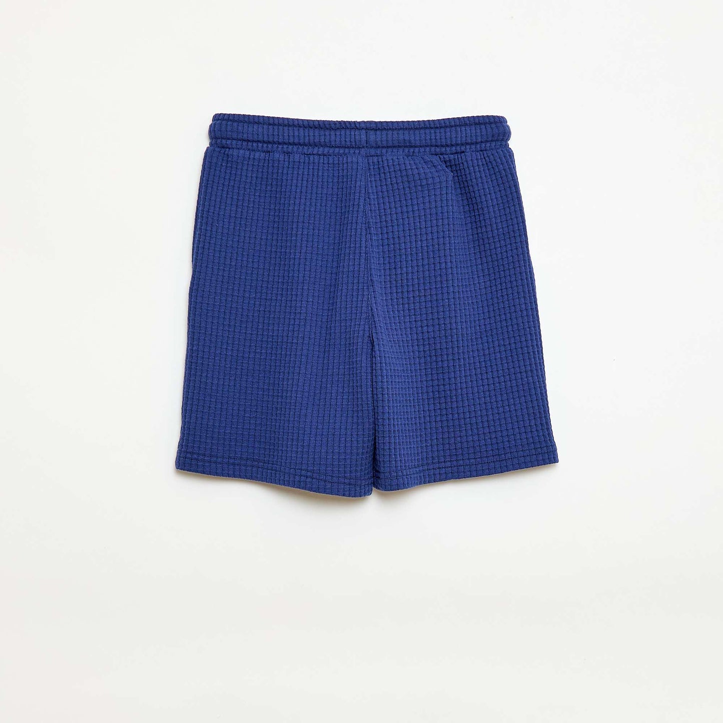 Waffle Knit Shorts BLUE