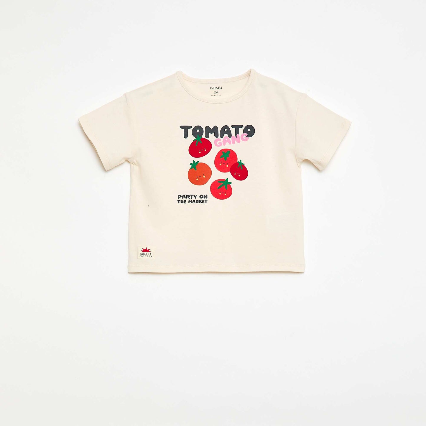 Patterned T-shirt WHITE