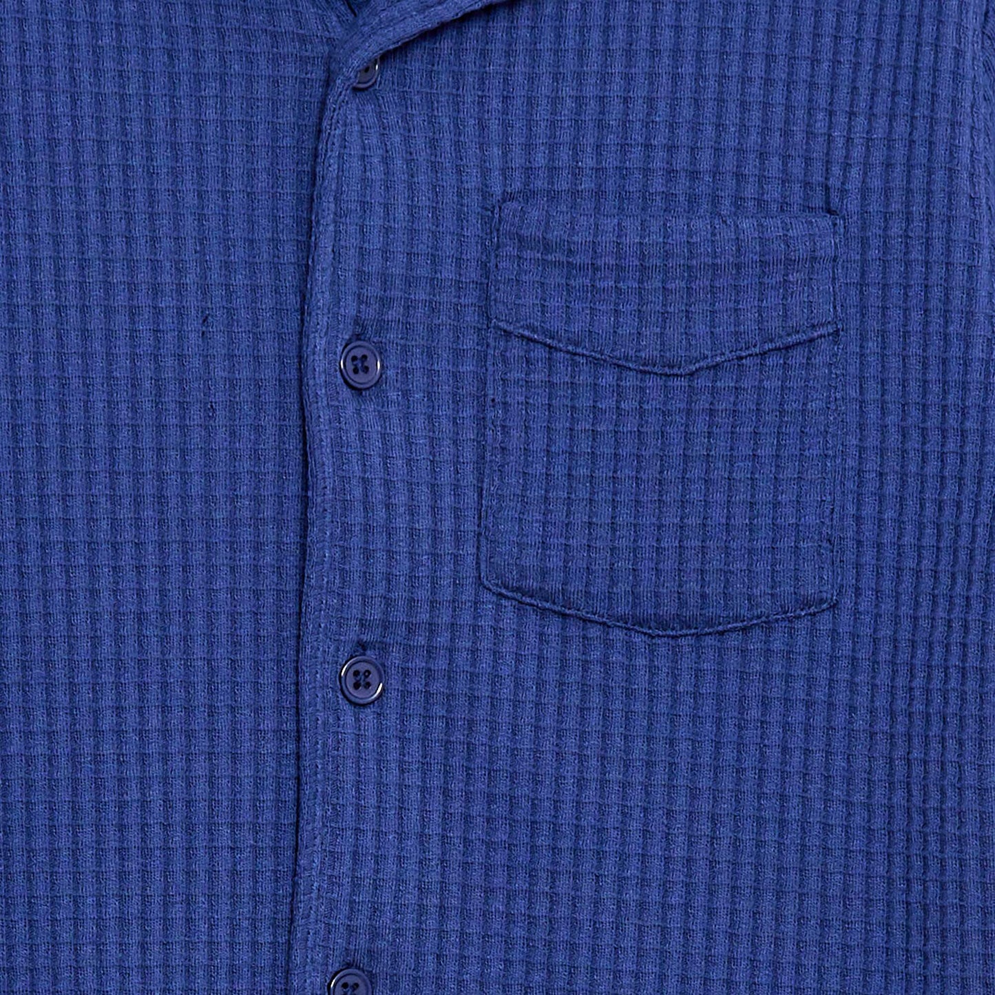 Textured Solid Shirt BLUE