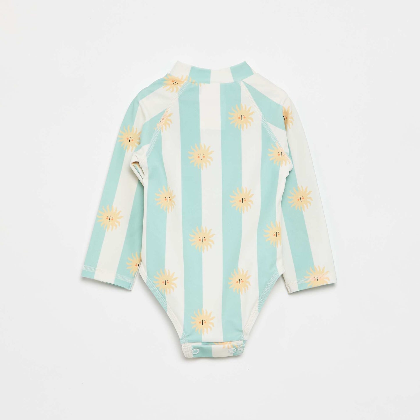 Long-sleeved swimsuit bodysuit BLUE