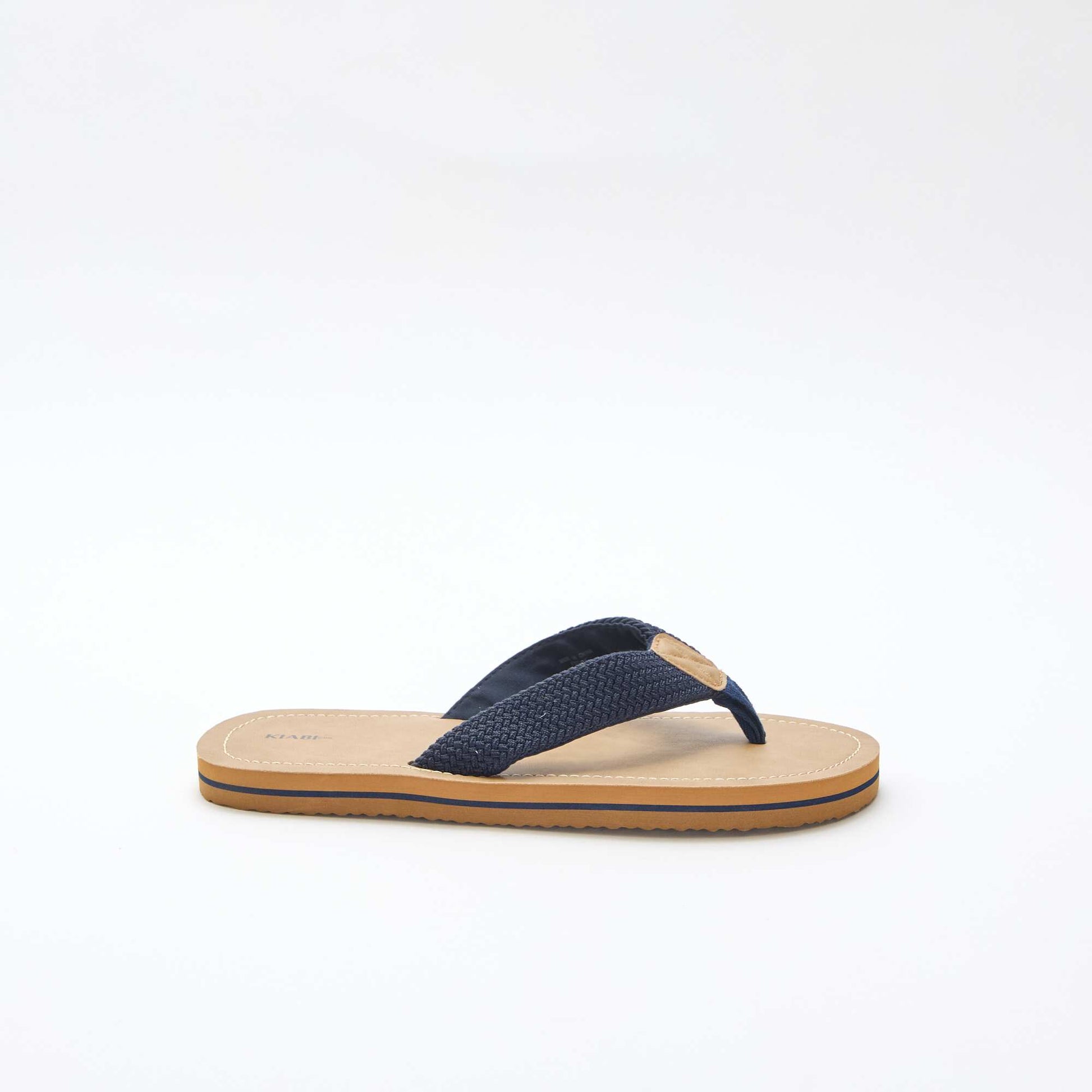 Textile Strap Flip-Flops BROWN