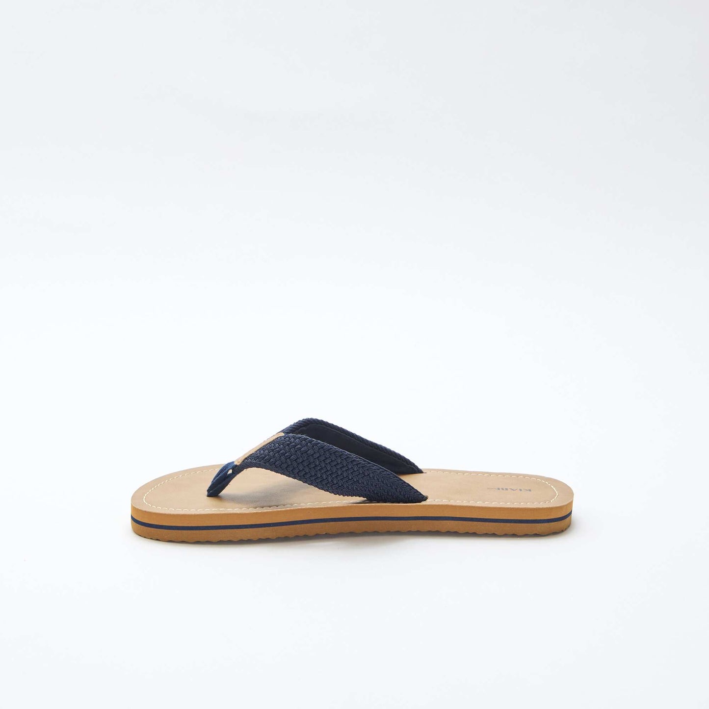 Textile Strap Flip-Flops BROWN