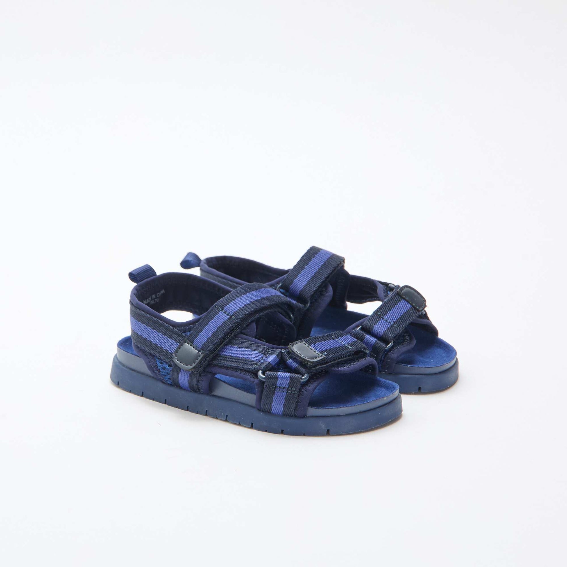 Blue Hook-and-Loop Sandals BLUE