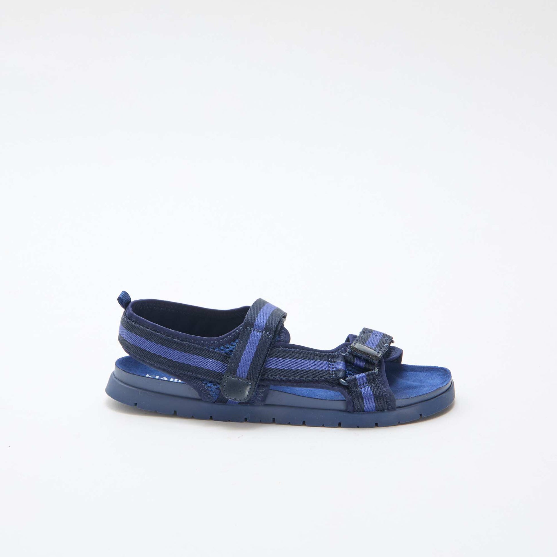 Blue touch-fastening sandals BLUE