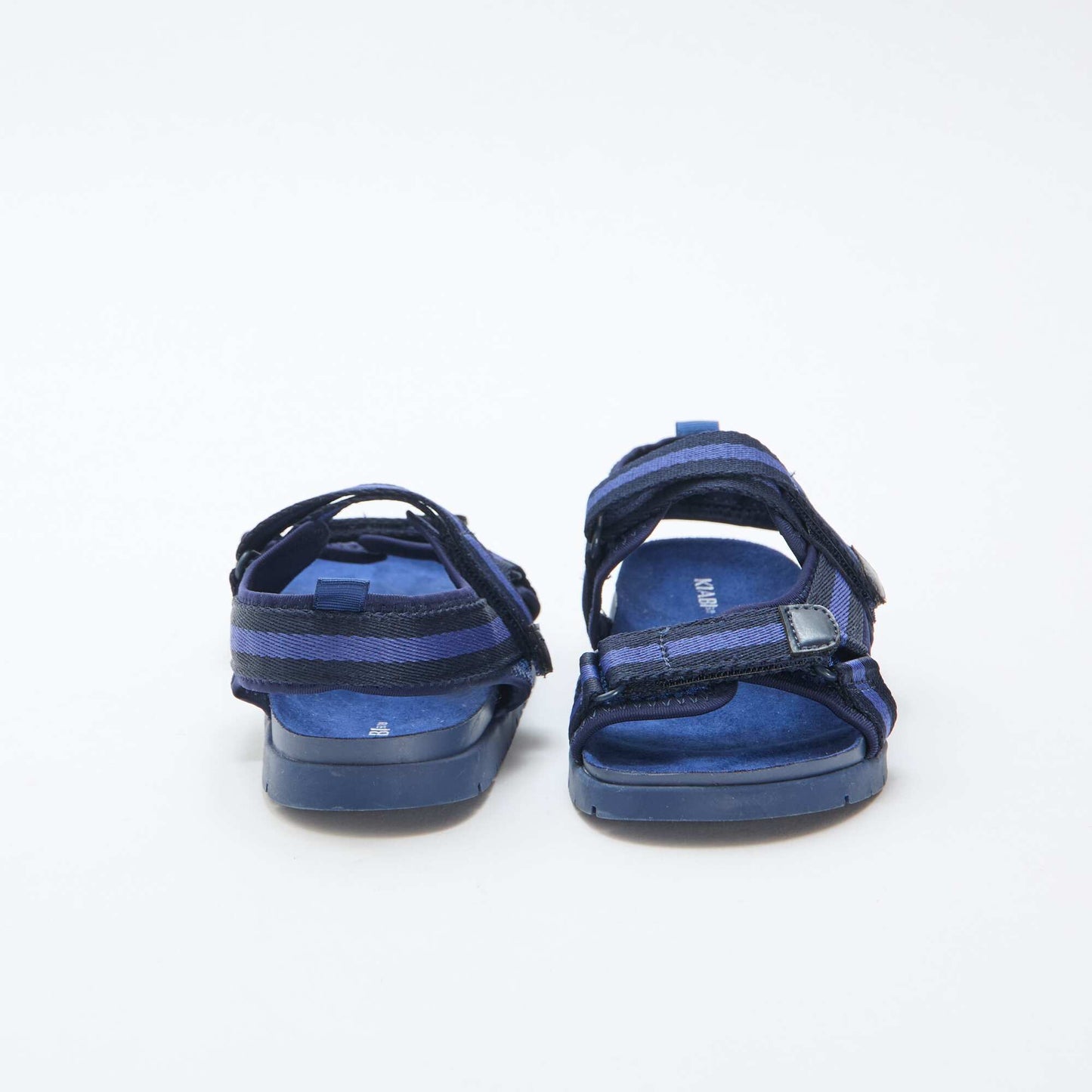 Blue touch-fastening sandals BLUE