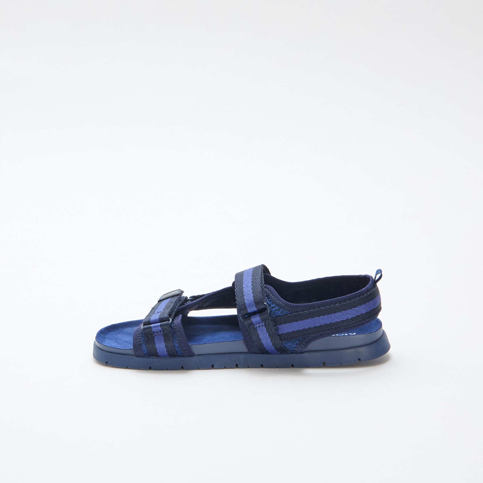 Blue touch-fastening sandals BLUE