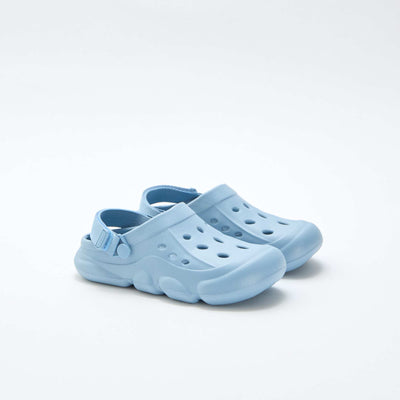 Closed-Toe Beach Mules BLUE