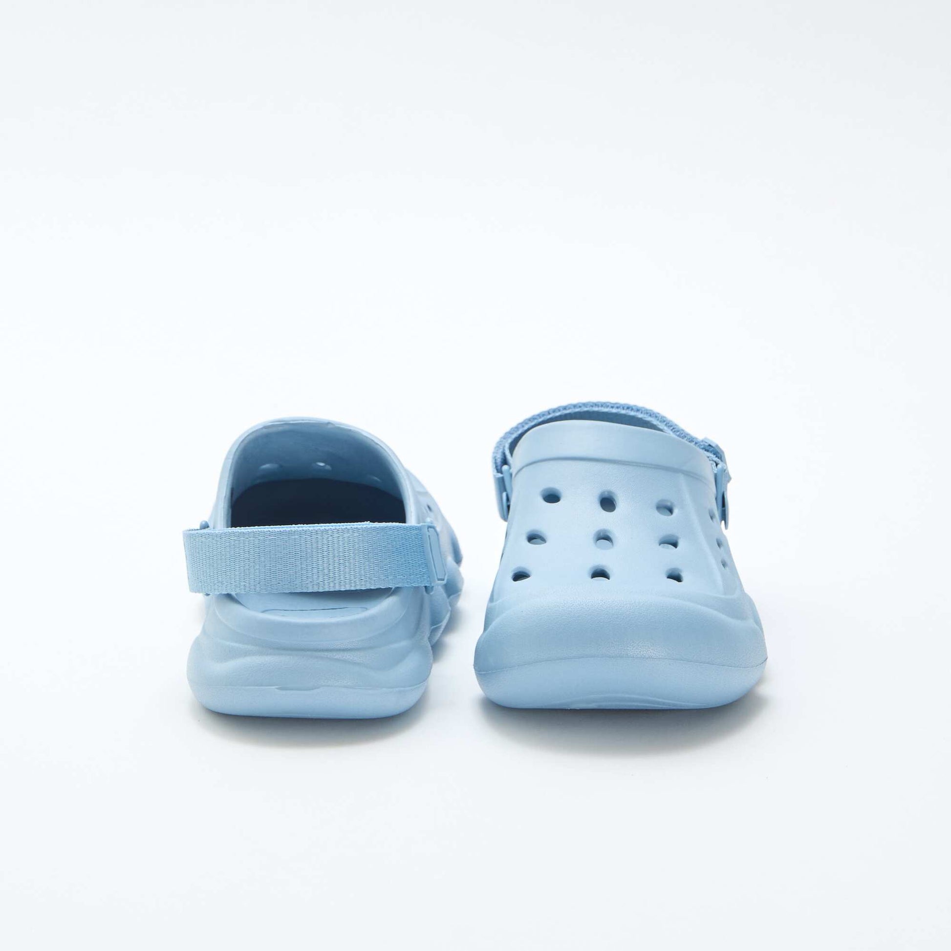 Closed-Toe Beach Mules BLUE