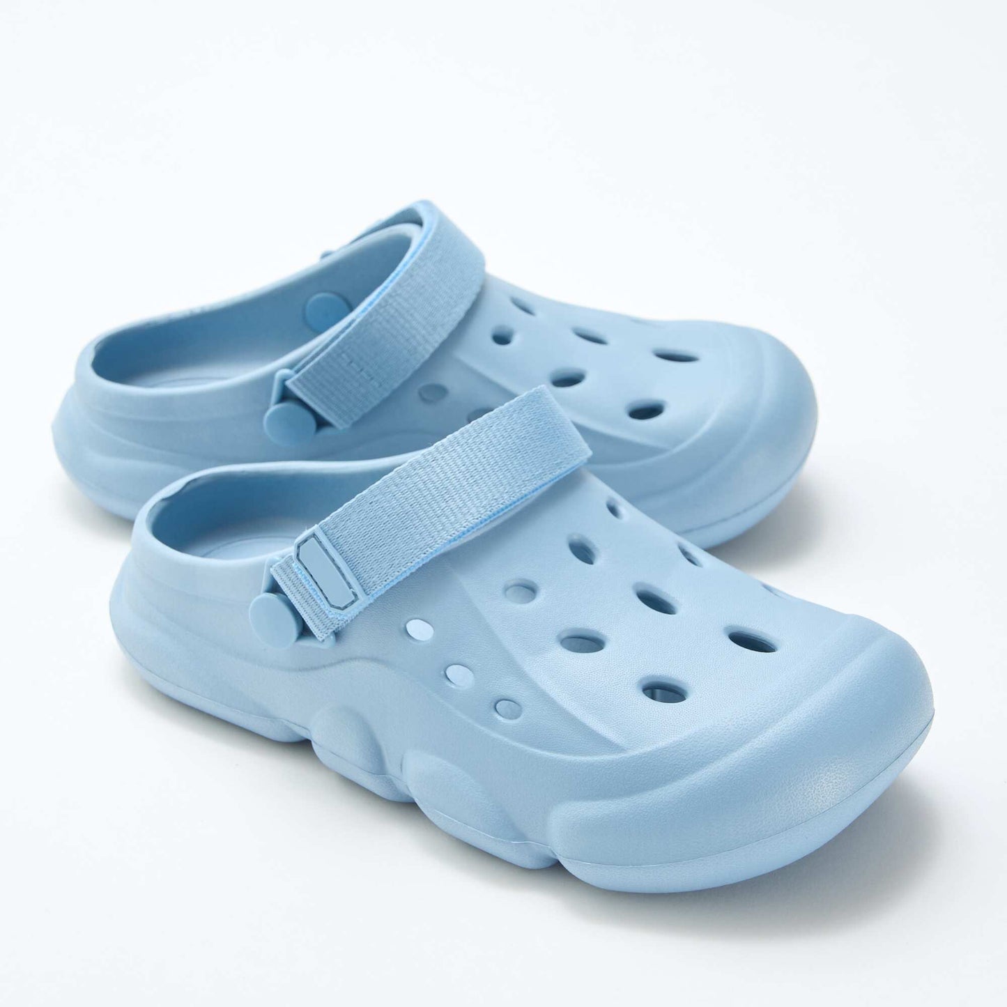 Closed-Toe Beach Mules BLUE