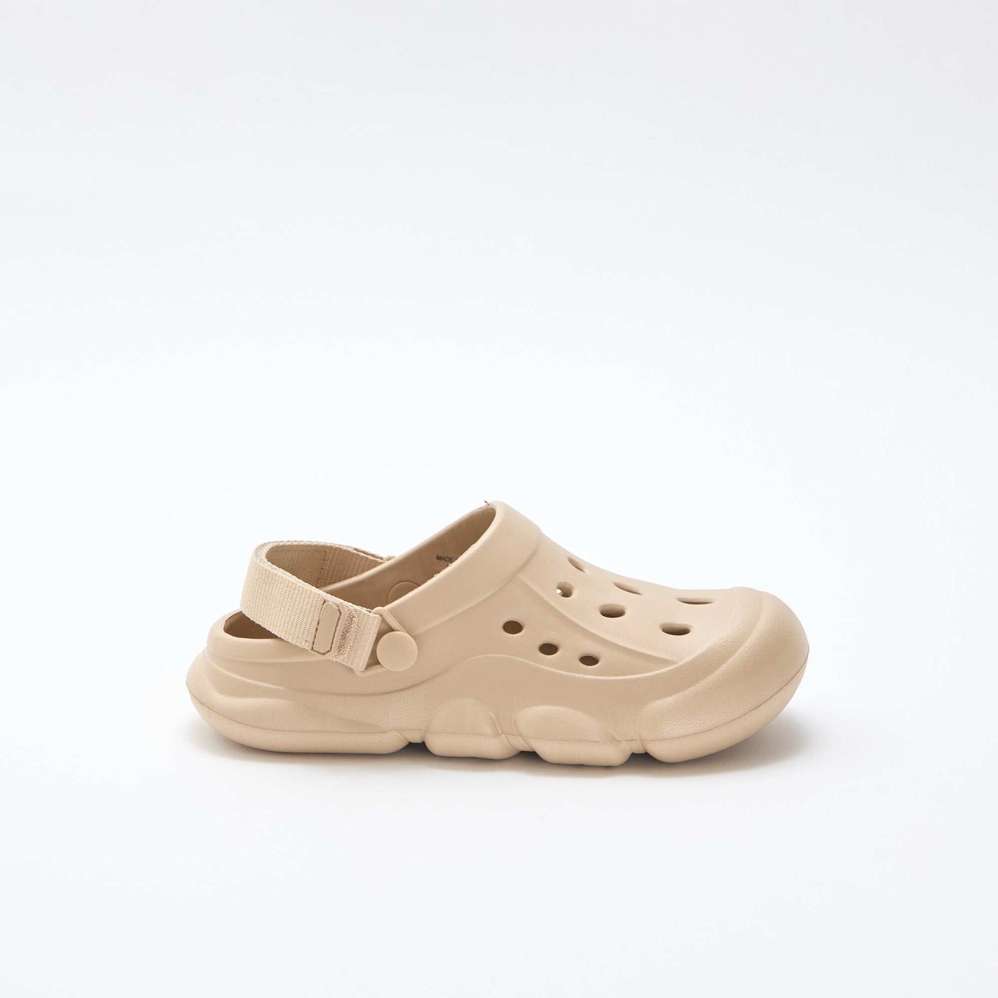 Closed-Toe Beach Mules BEIGE