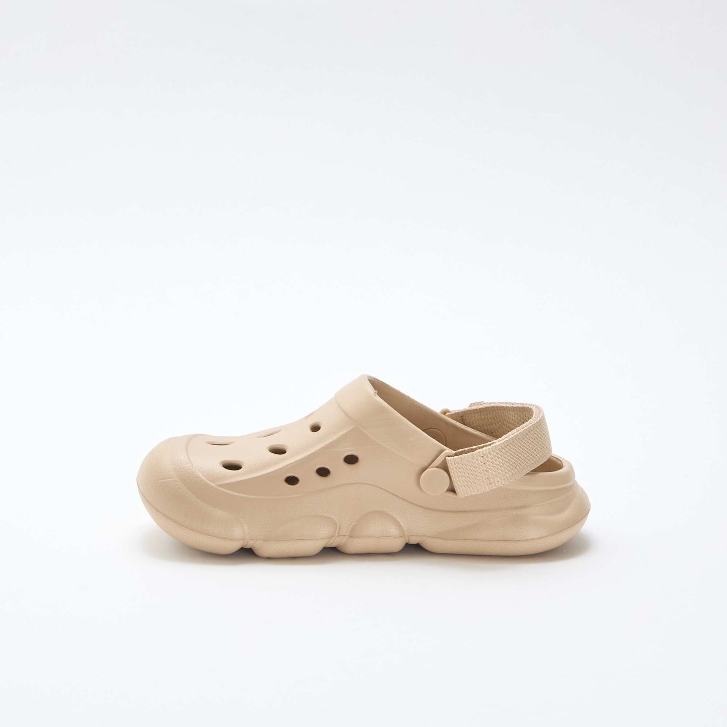 Closed-Toe Beach Mules BEIGE