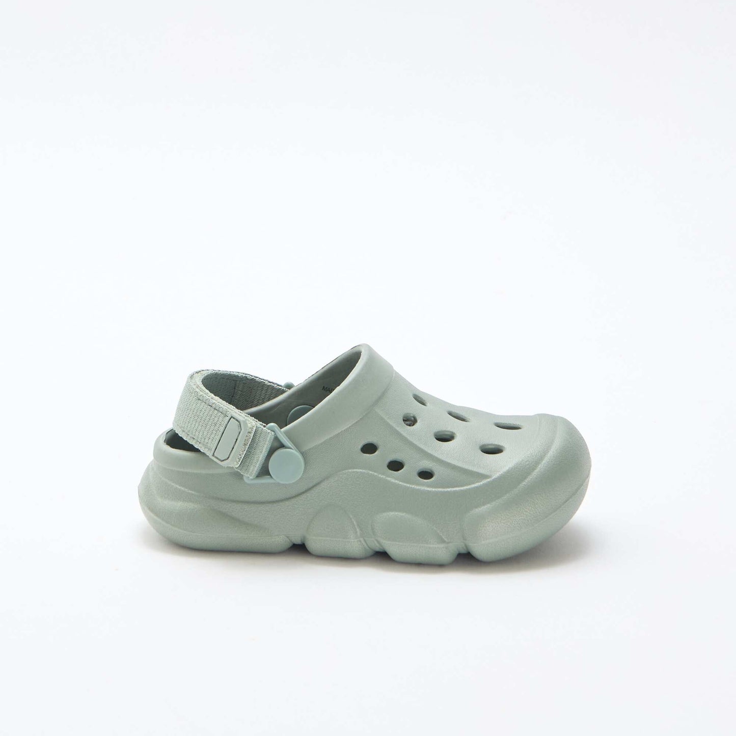 Solid Beach Closed-Toe Mules GREEN