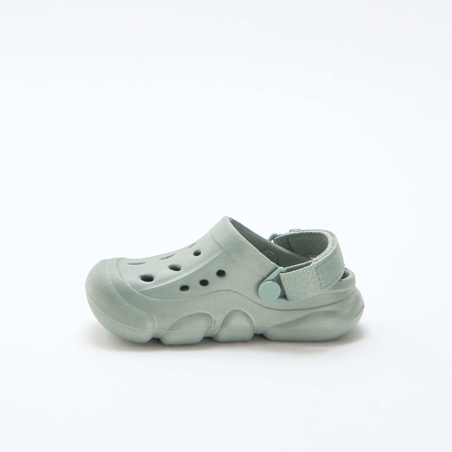 Solid Beach Closed-Toe Mules GREEN