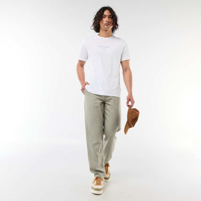 Plain trousers in a light  soft fabric GREEN