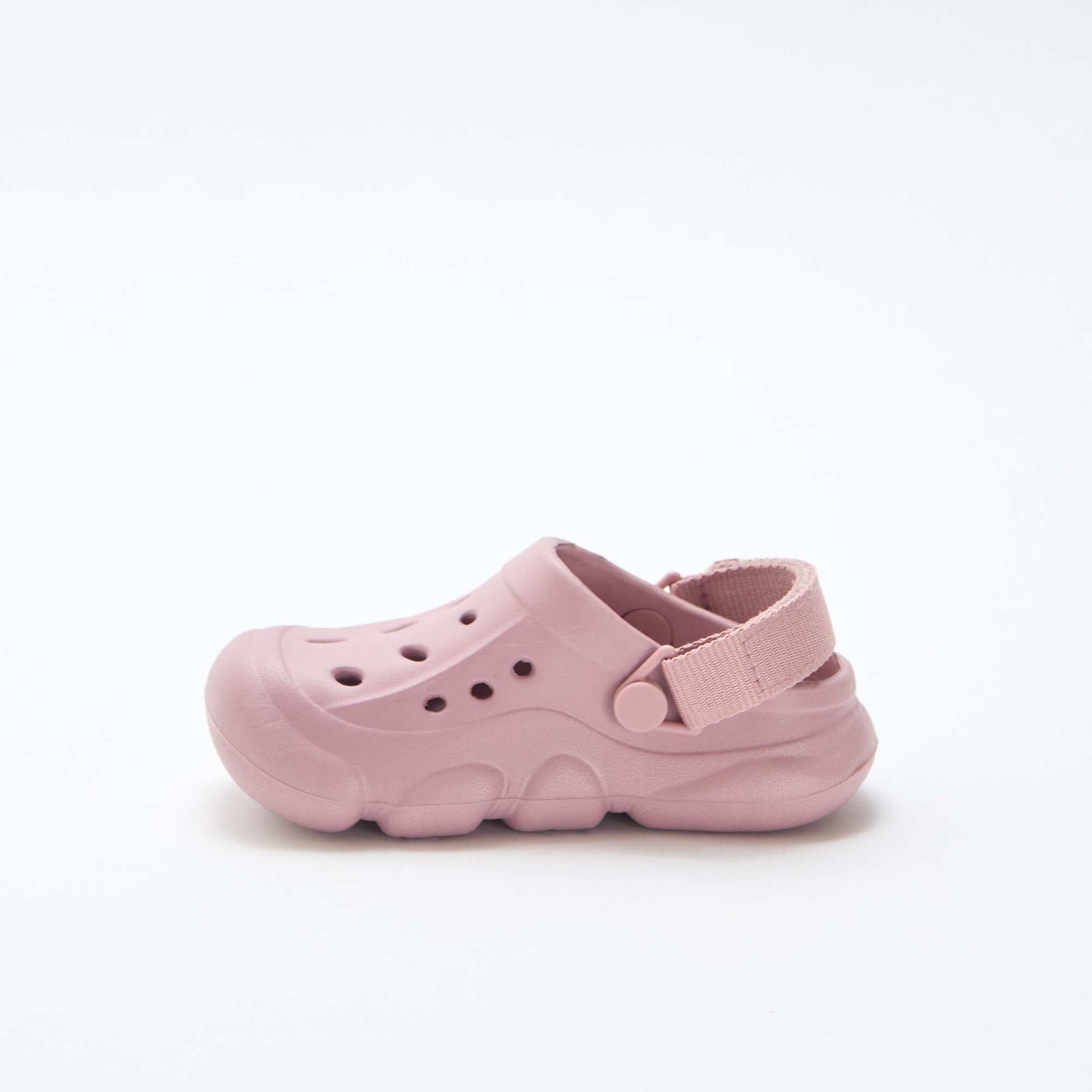 Solid Color Closed-Toe Beach Mules PINK