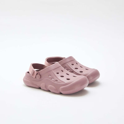Closed Beach Mules PURPLE