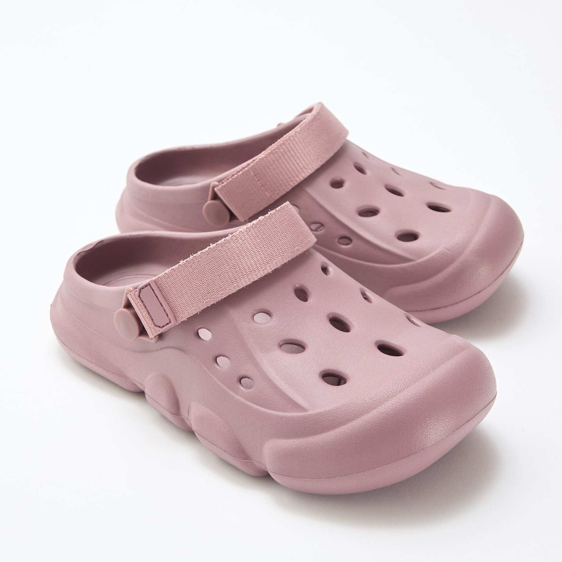 Closed Beach Mules PURPLE