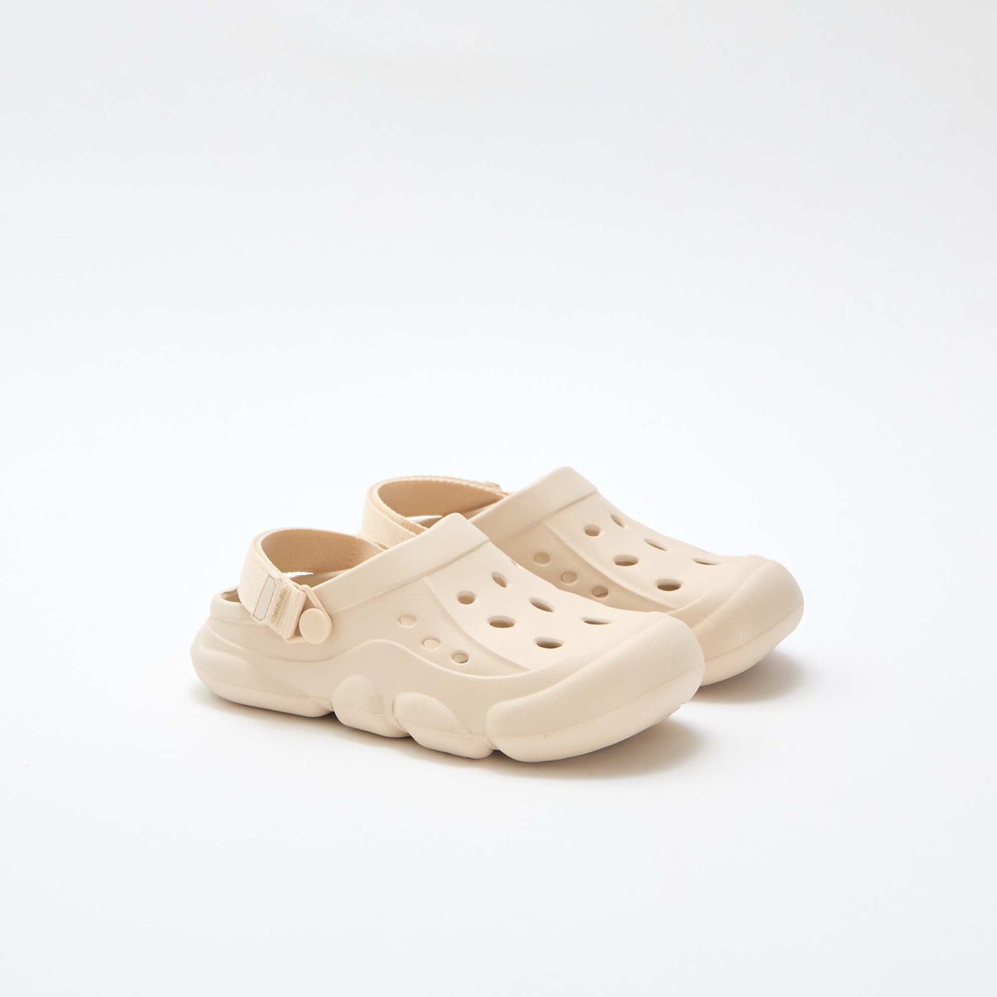 Closed Beach Mules BEIGE
