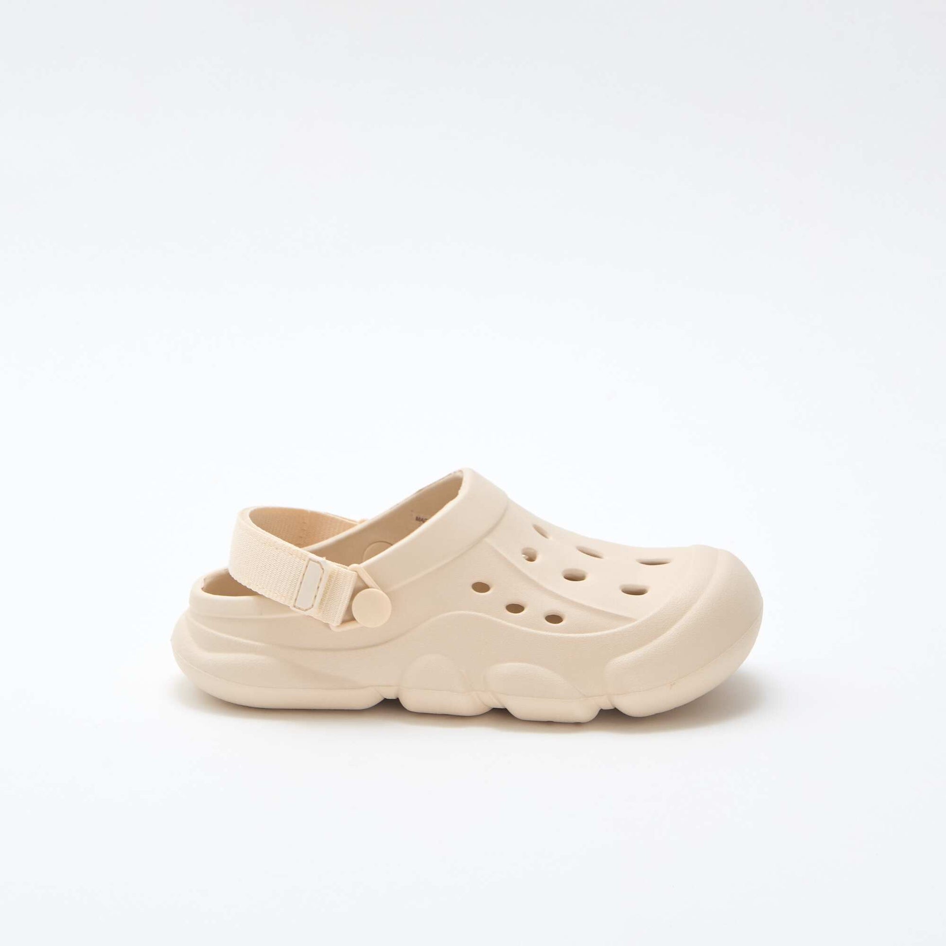 Closed Beach Mules BEIGE