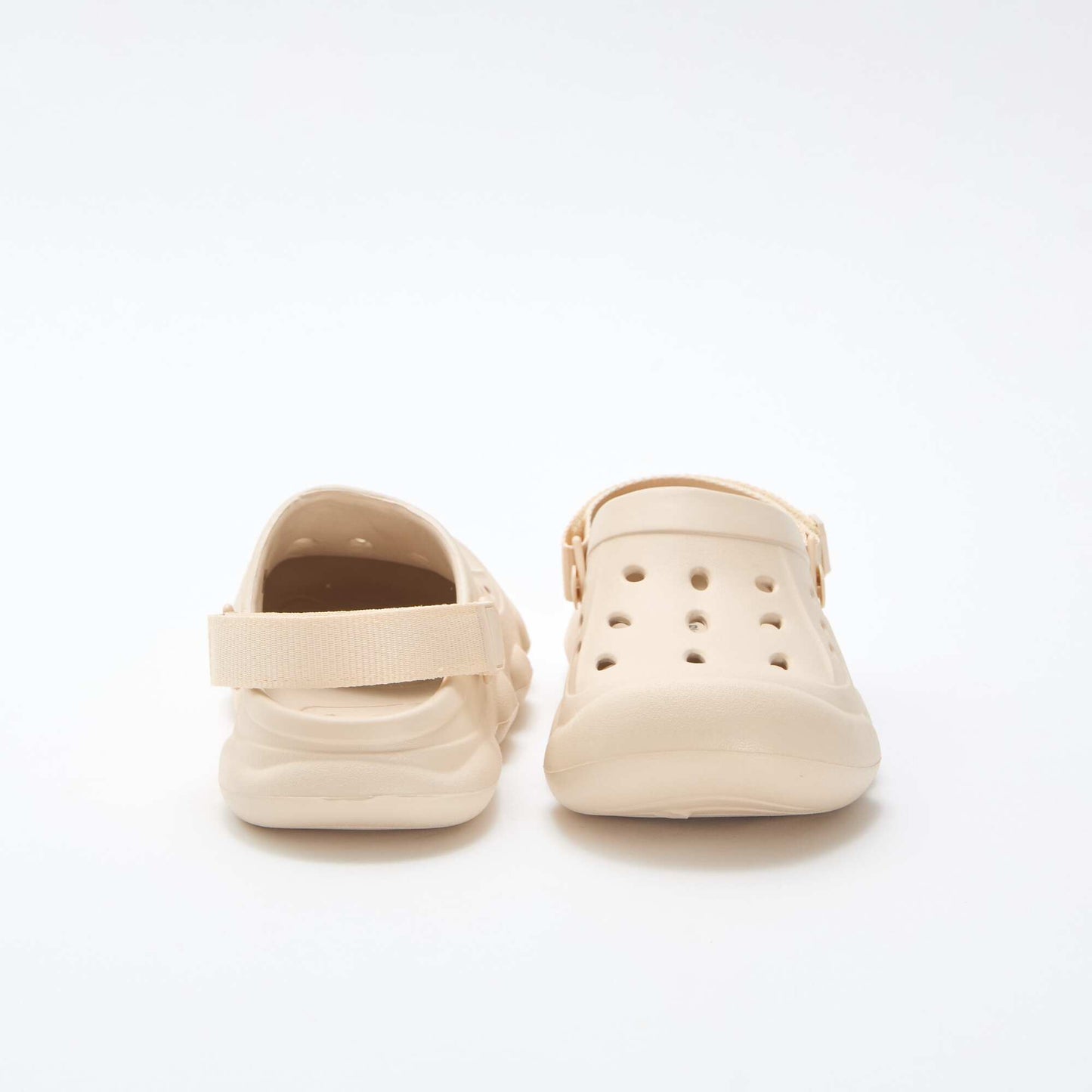 Closed Beach Mules BEIGE