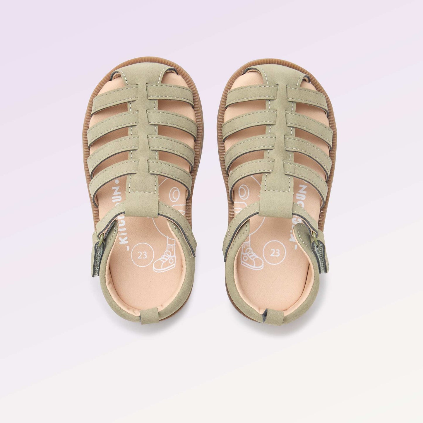Strap Sandals 'First Steps' - Kitchoun KHAKI