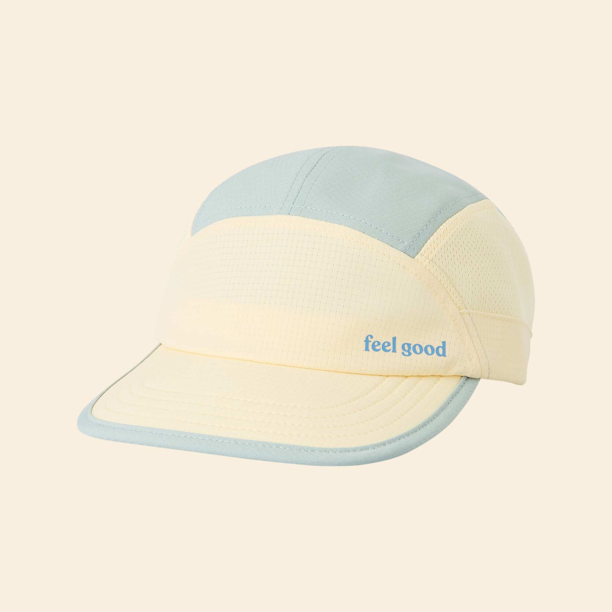 Running cap with flexible visor YELLOW