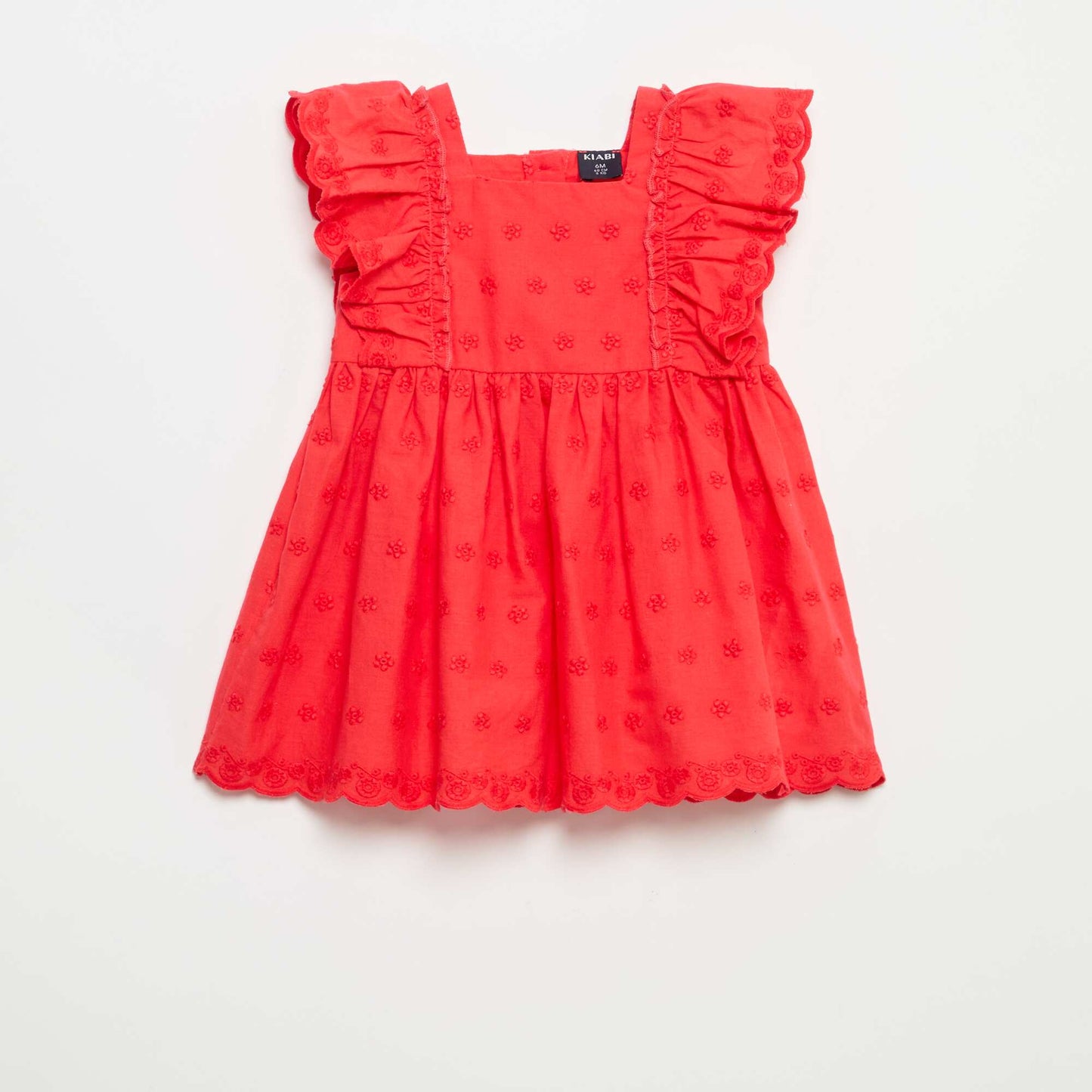 2-piece set - sleeveless dress + bloomers RED
