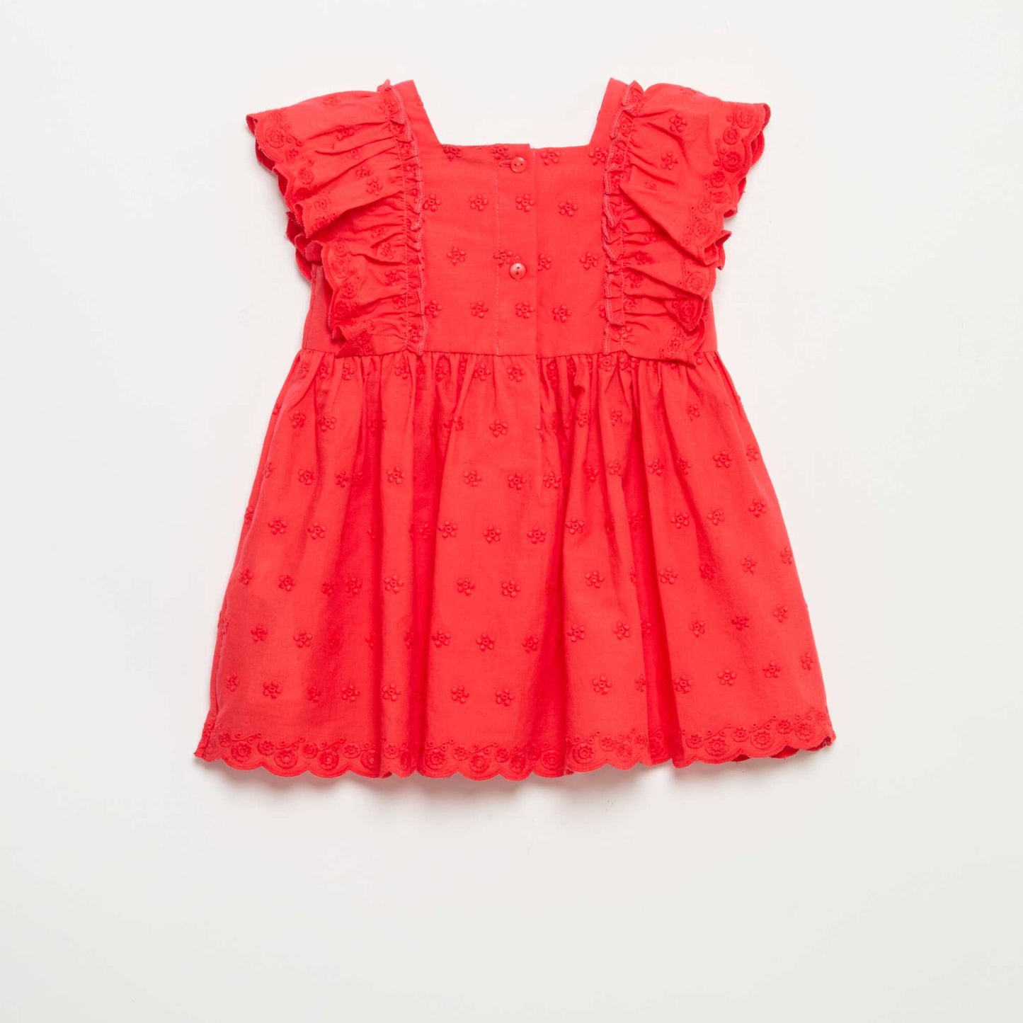 2-piece set - sleeveless dress + bloomers RED