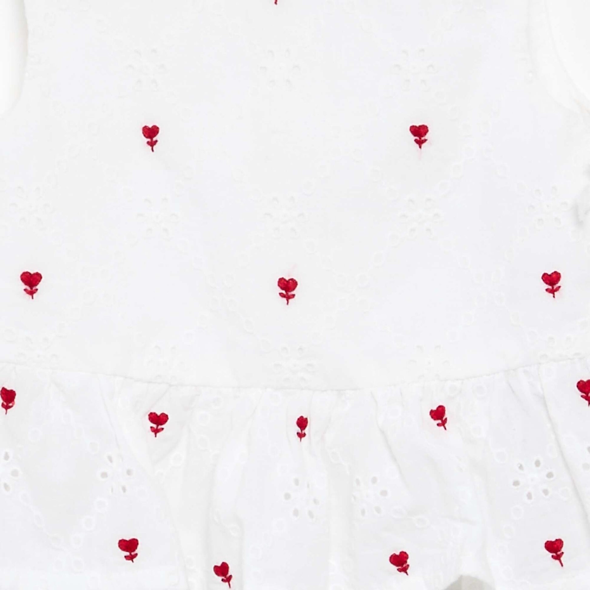 Sleeveless Blouse with Embroidery BEIGE