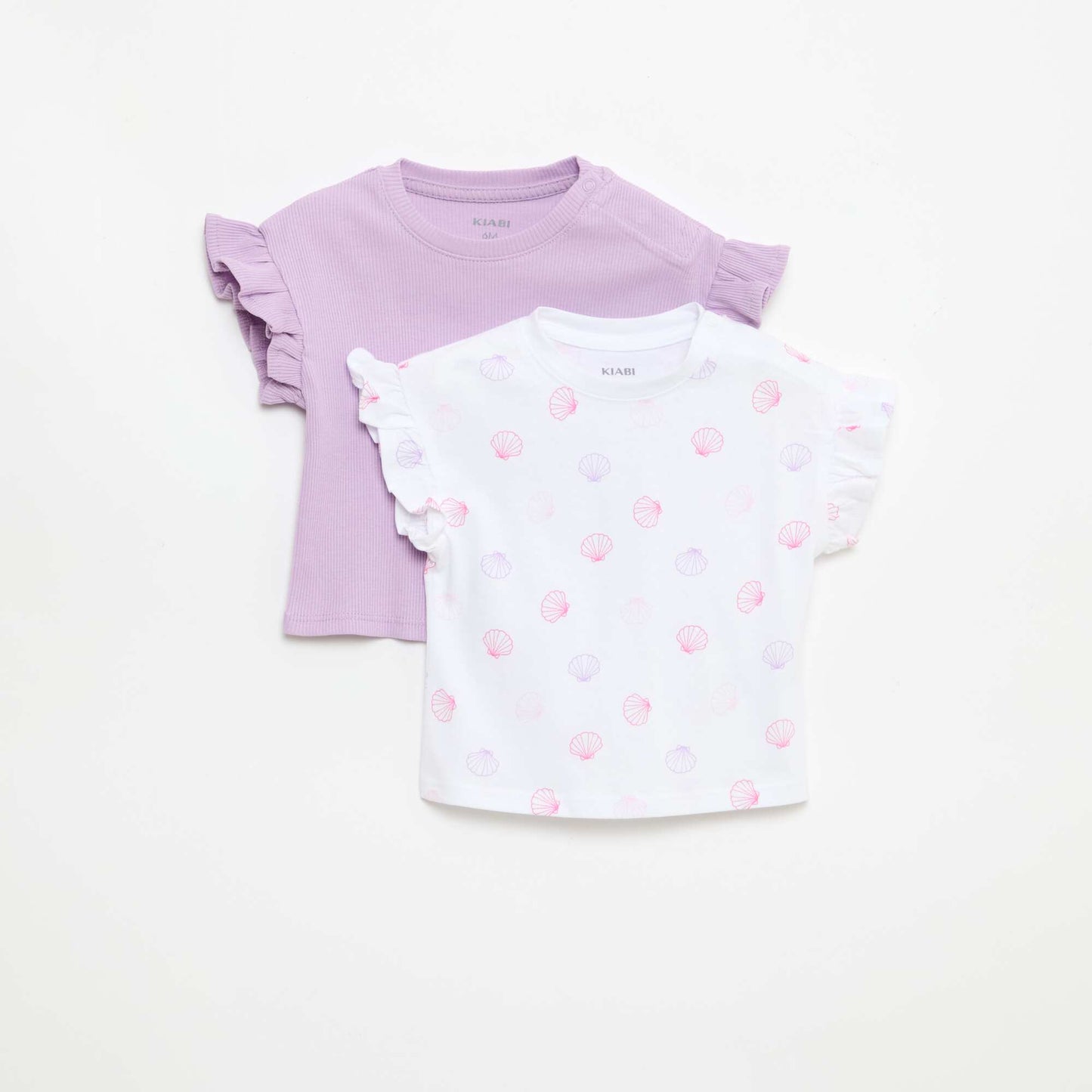2-Pack Short-Sleeve Cotton Jersey T-Shirts WHITE