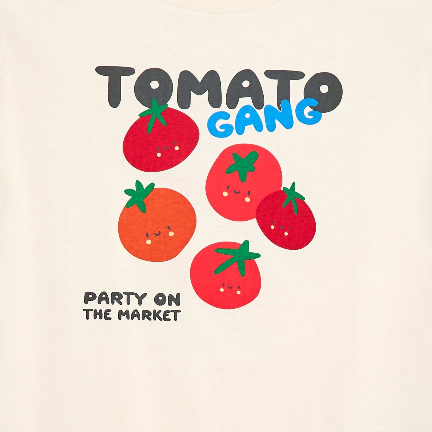 Short-Sleeved Printed T-Shirt WHITE
