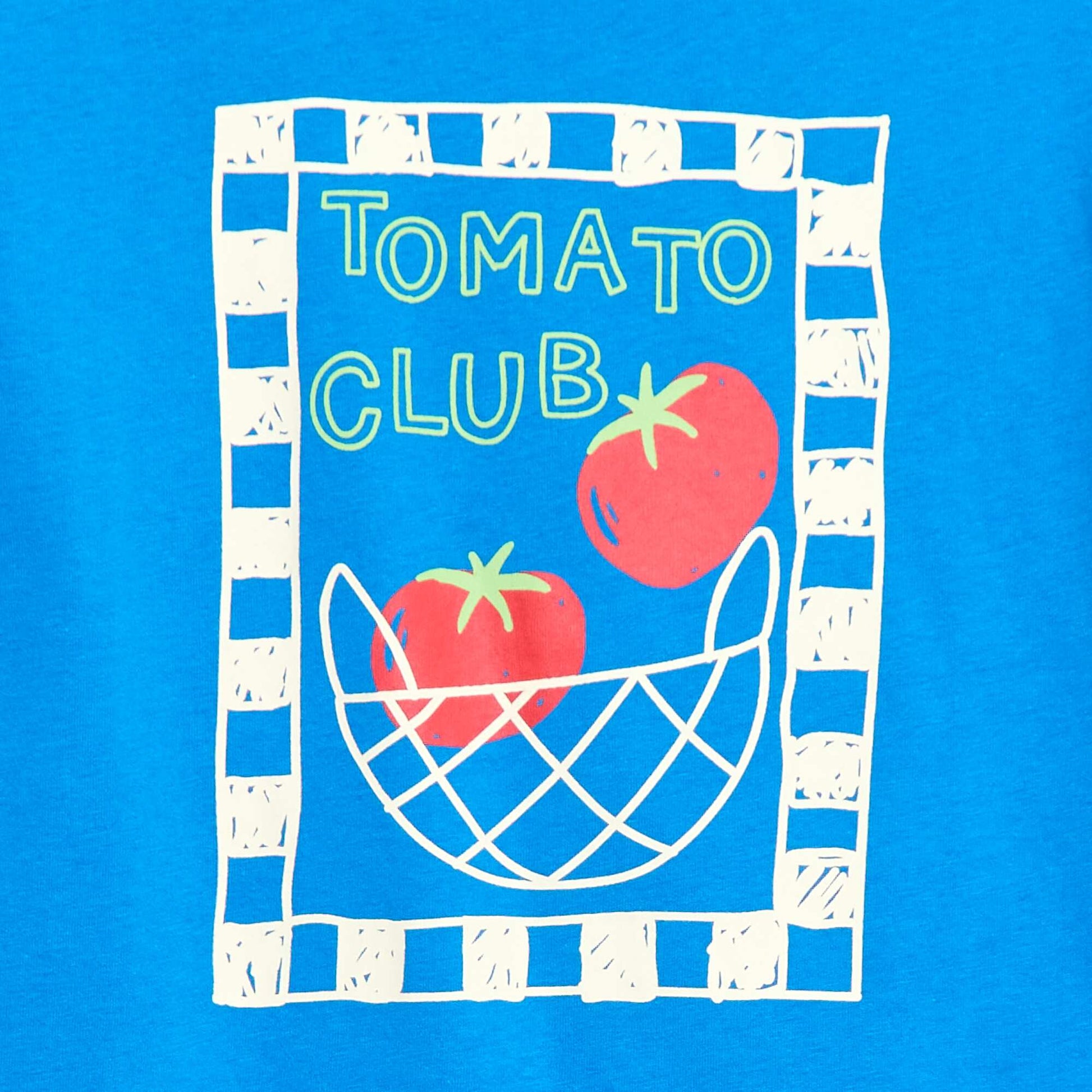 Short-Sleeved Printed T-Shirt BLUE