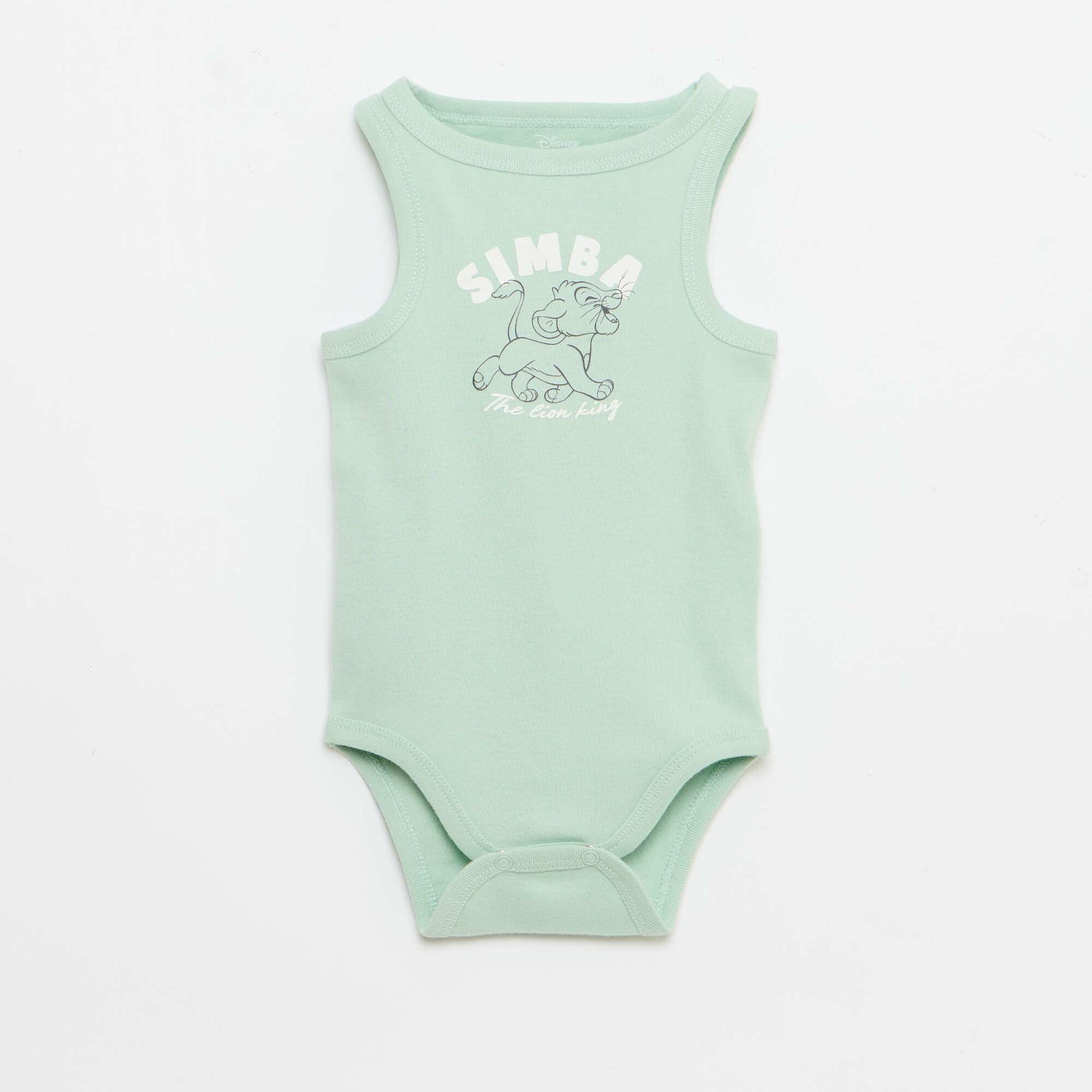 2-Pack Disney Sleeveless Bodysuits WHITE