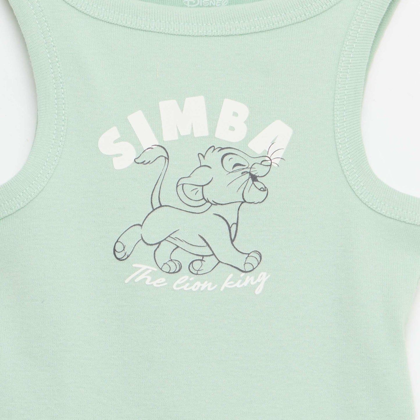 2-Pack Disney Sleeveless Bodysuits WHITE