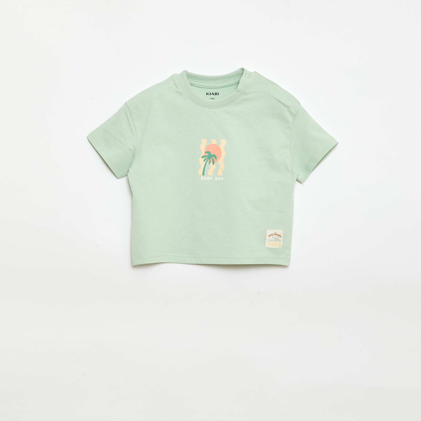 Printed Short-Sleeved T-Shirt GREEN