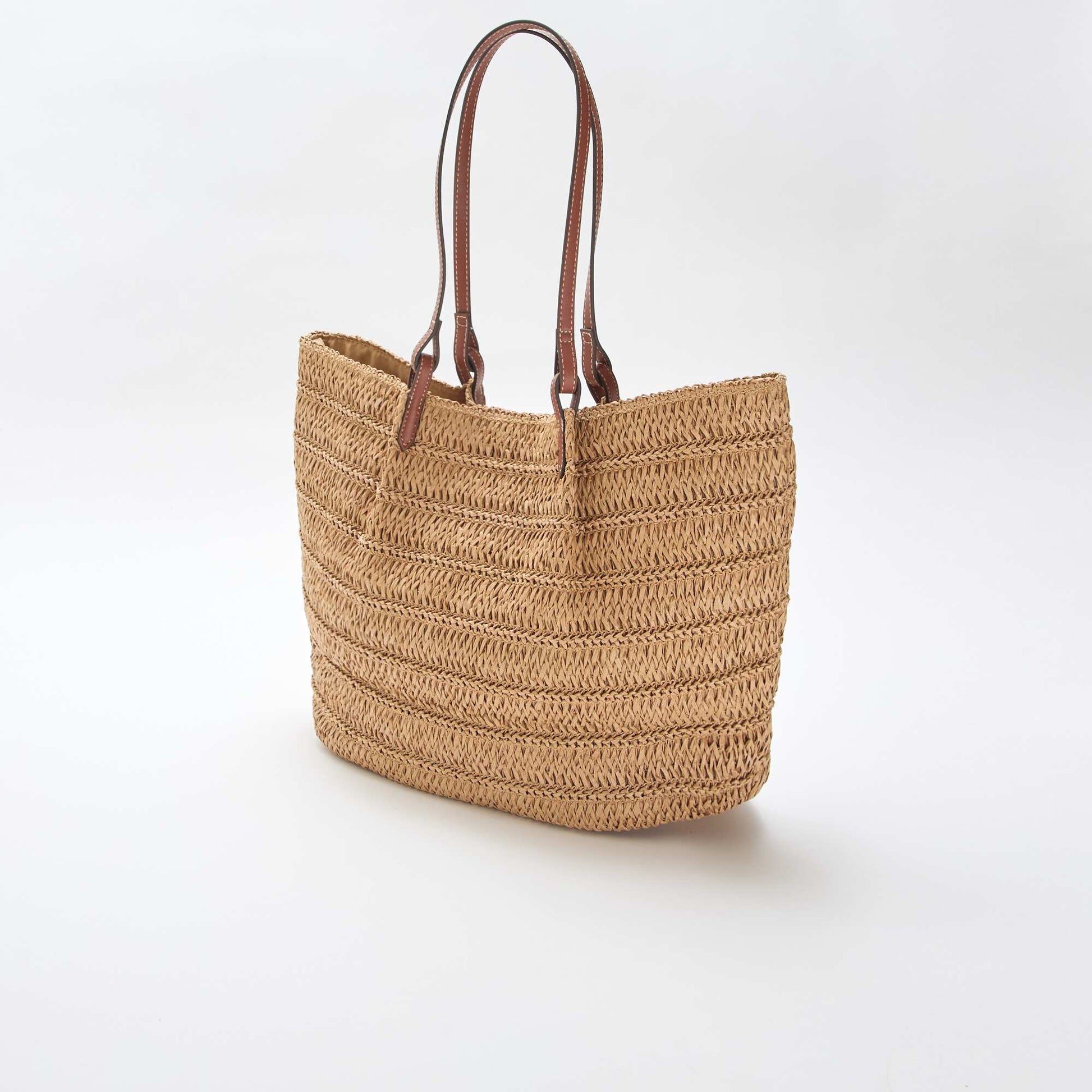 Straw Tote Bag BEIGE