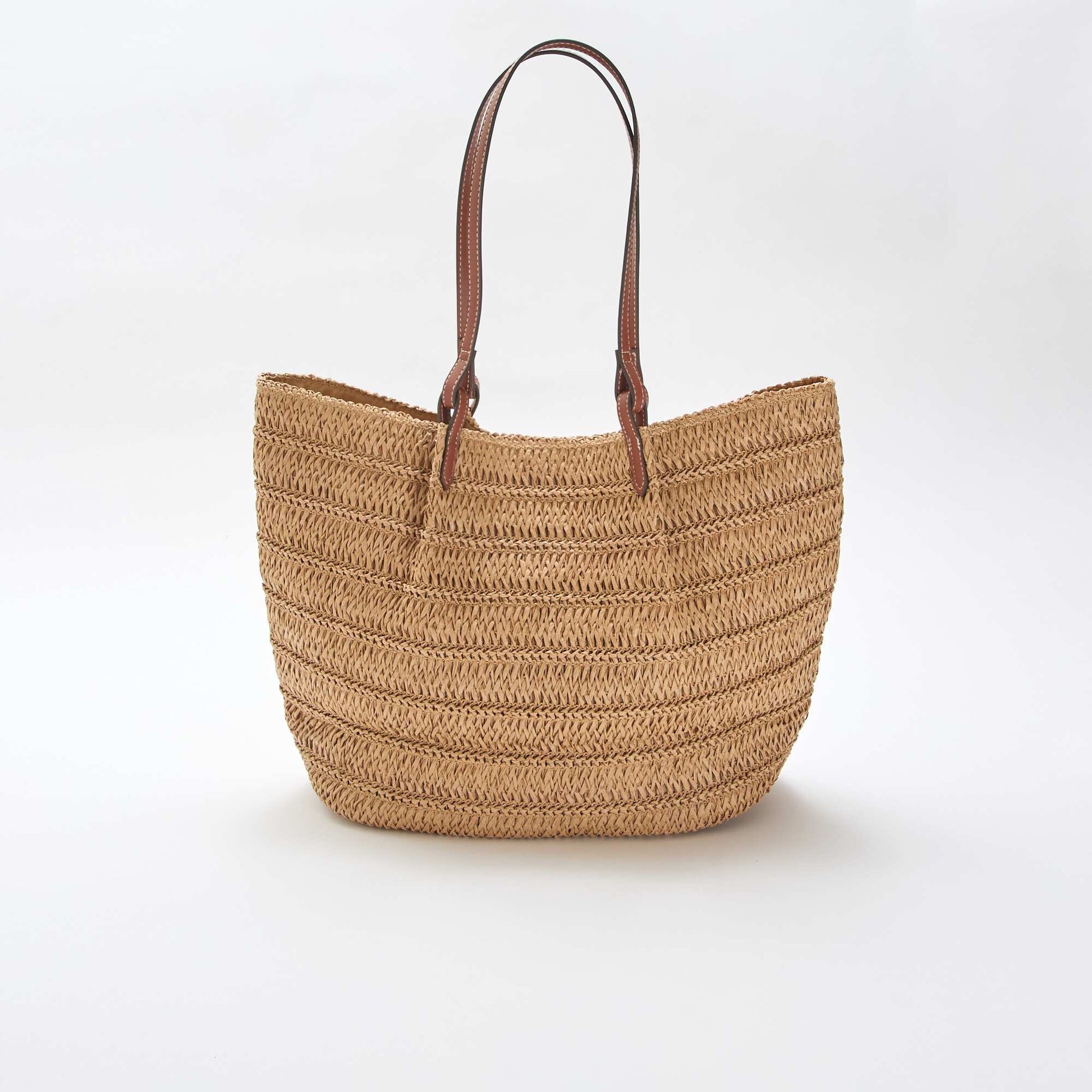 Straw Tote Bag BEIGE