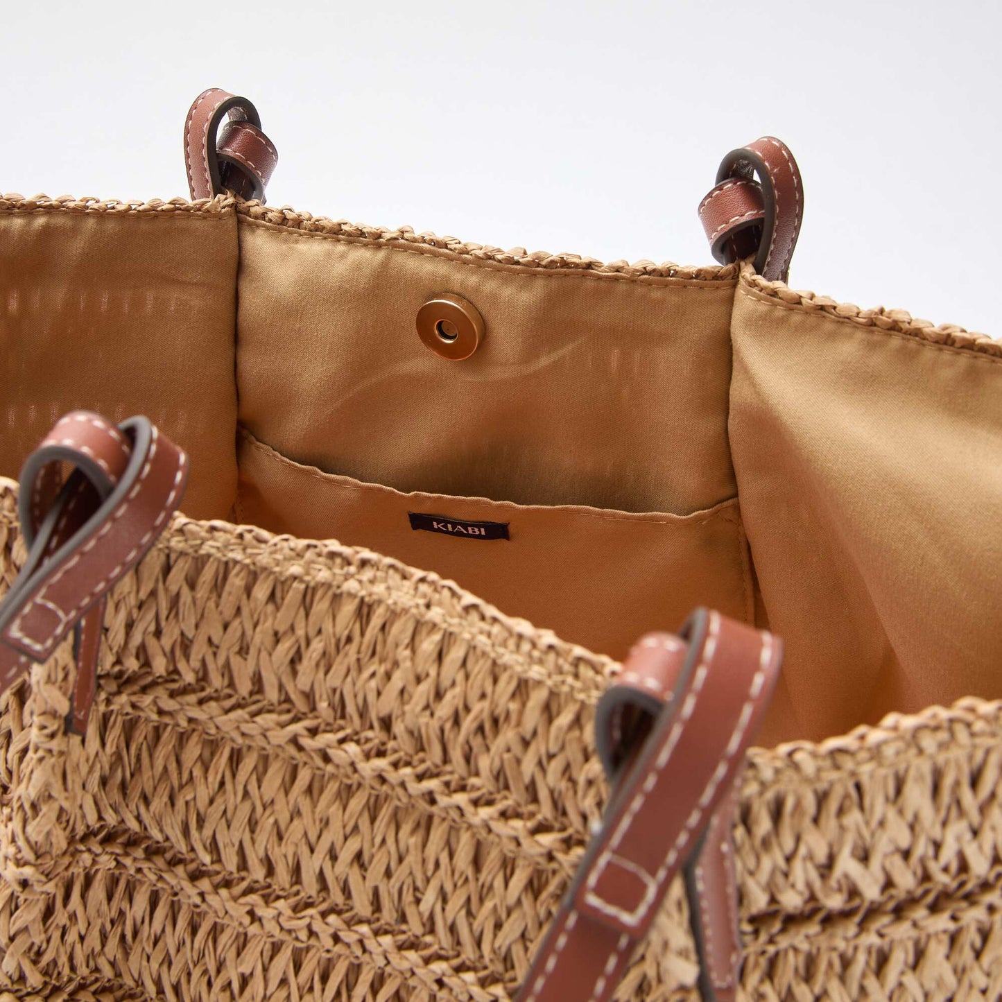 Straw Tote Bag BEIGE