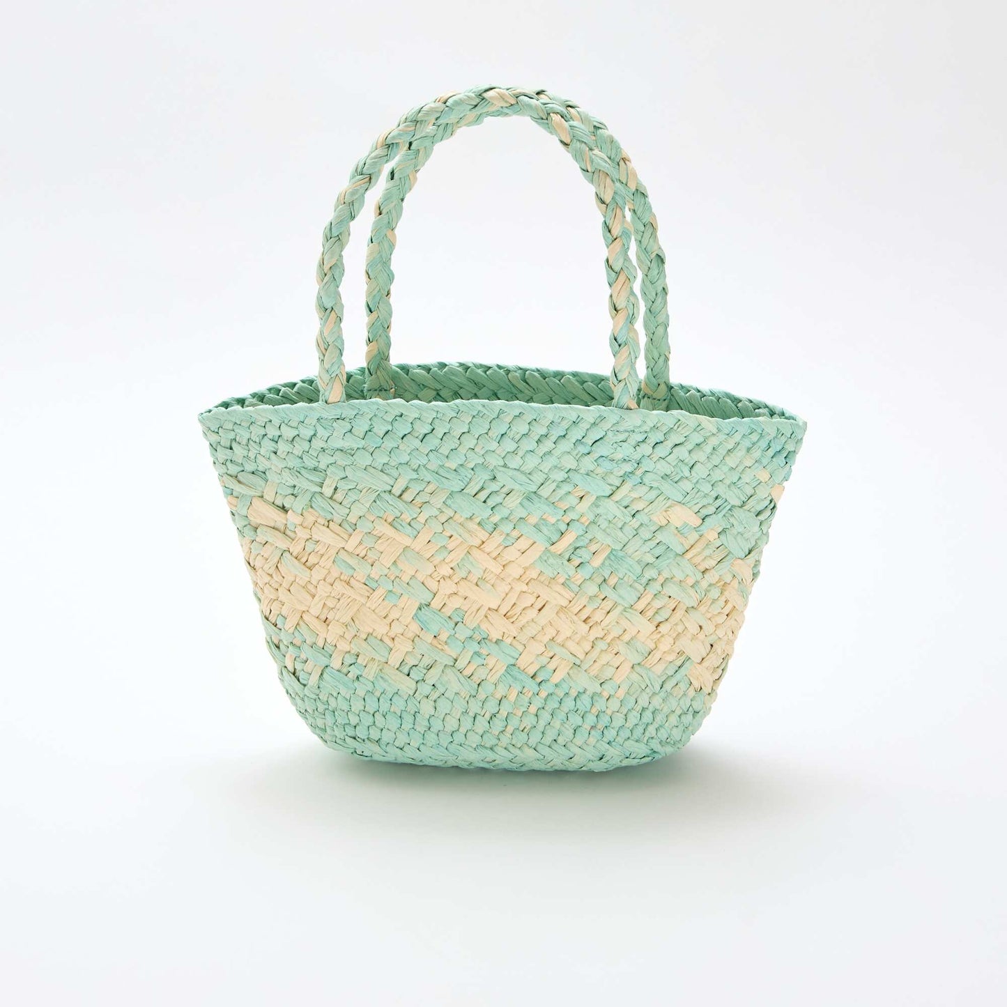 Woven Paper Bag GREEN