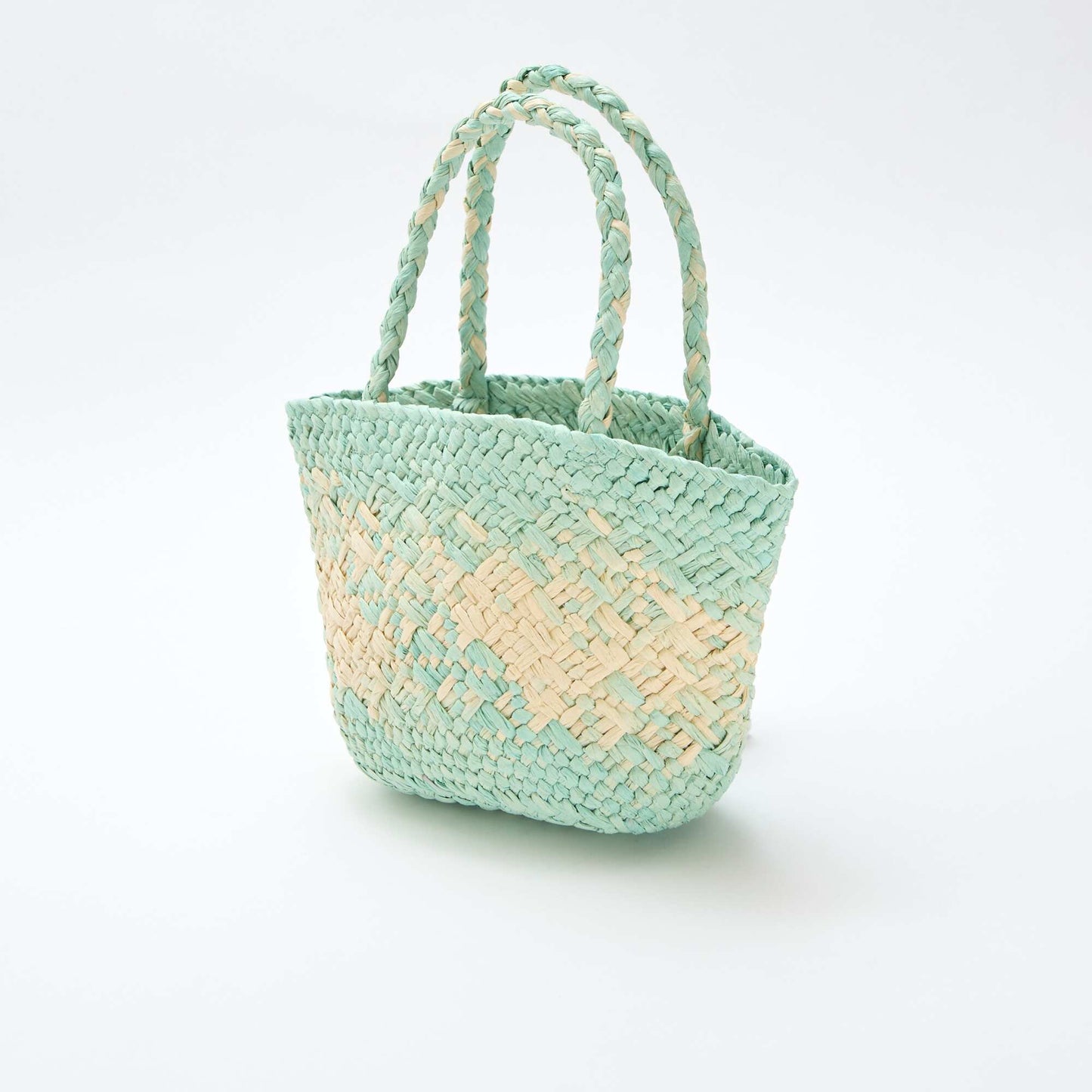 Woven Paper Bag GREEN