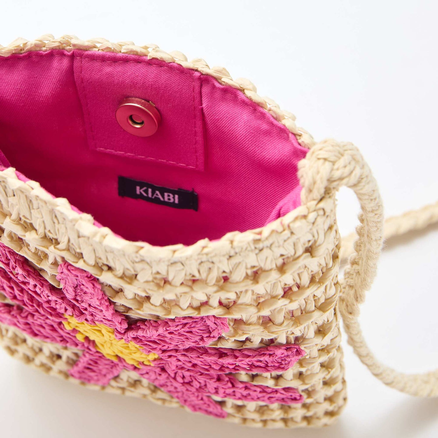 Braided Phone Pouch PINK