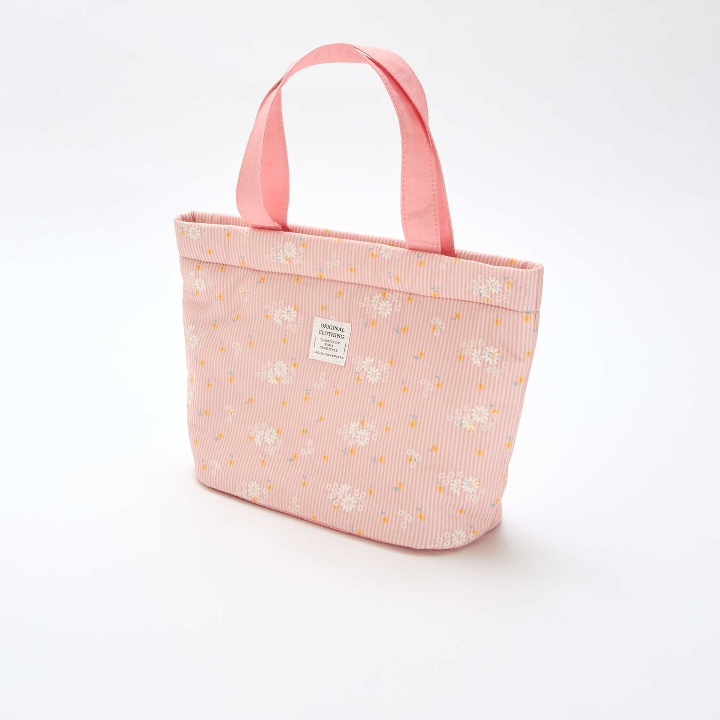 Padded Canvas Tote Bag PINK