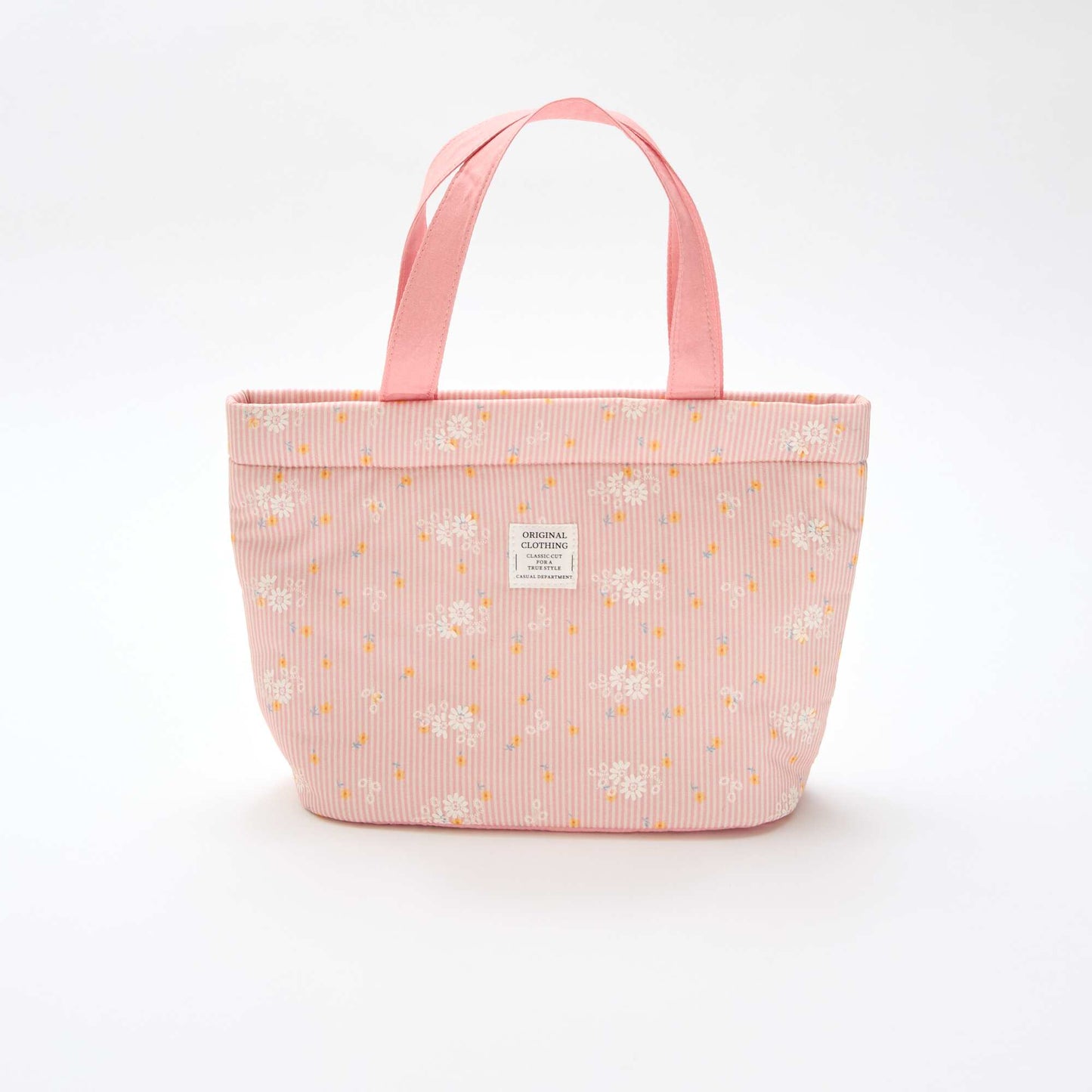 Padded Canvas Tote Bag PINK