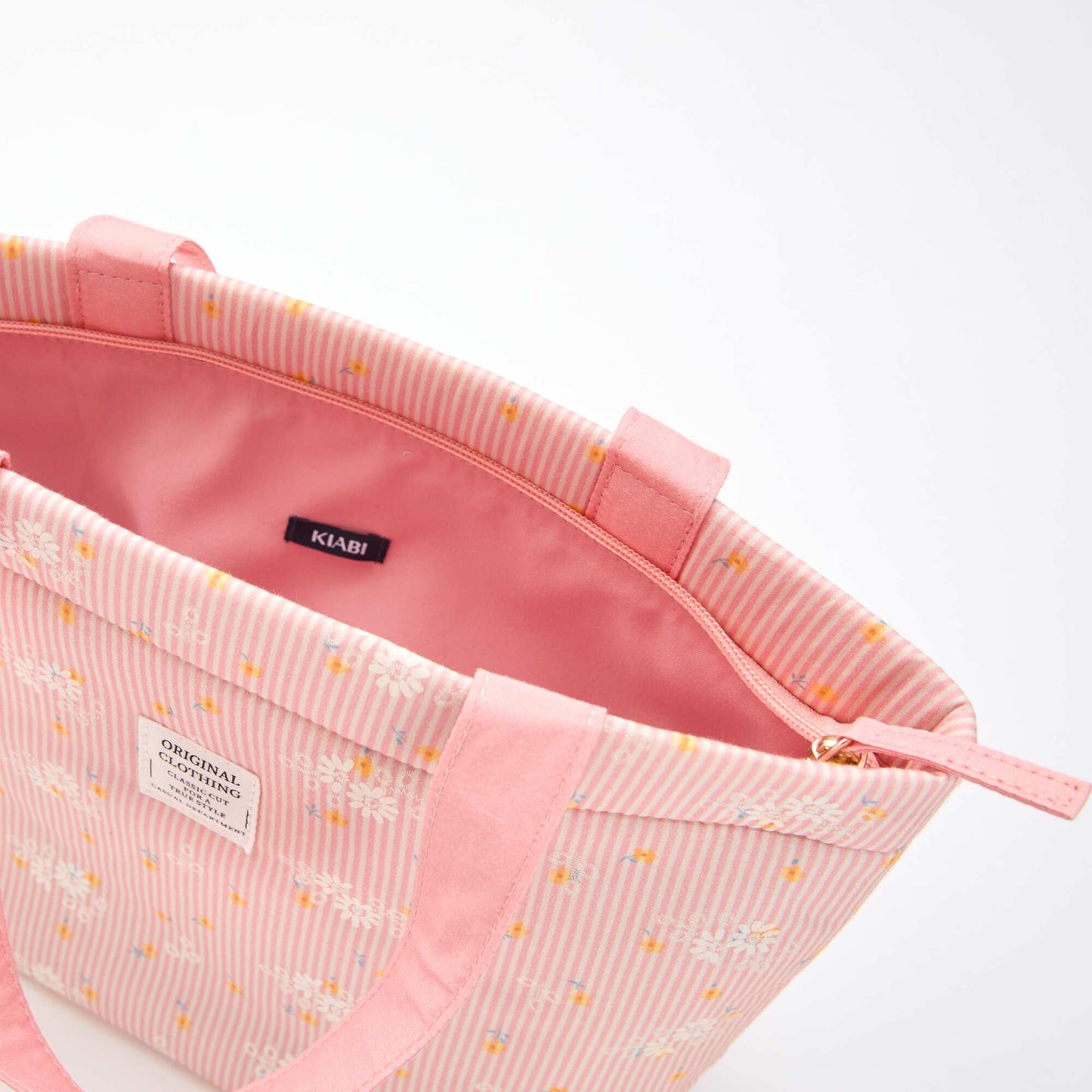 Padded Canvas Tote Bag PINK