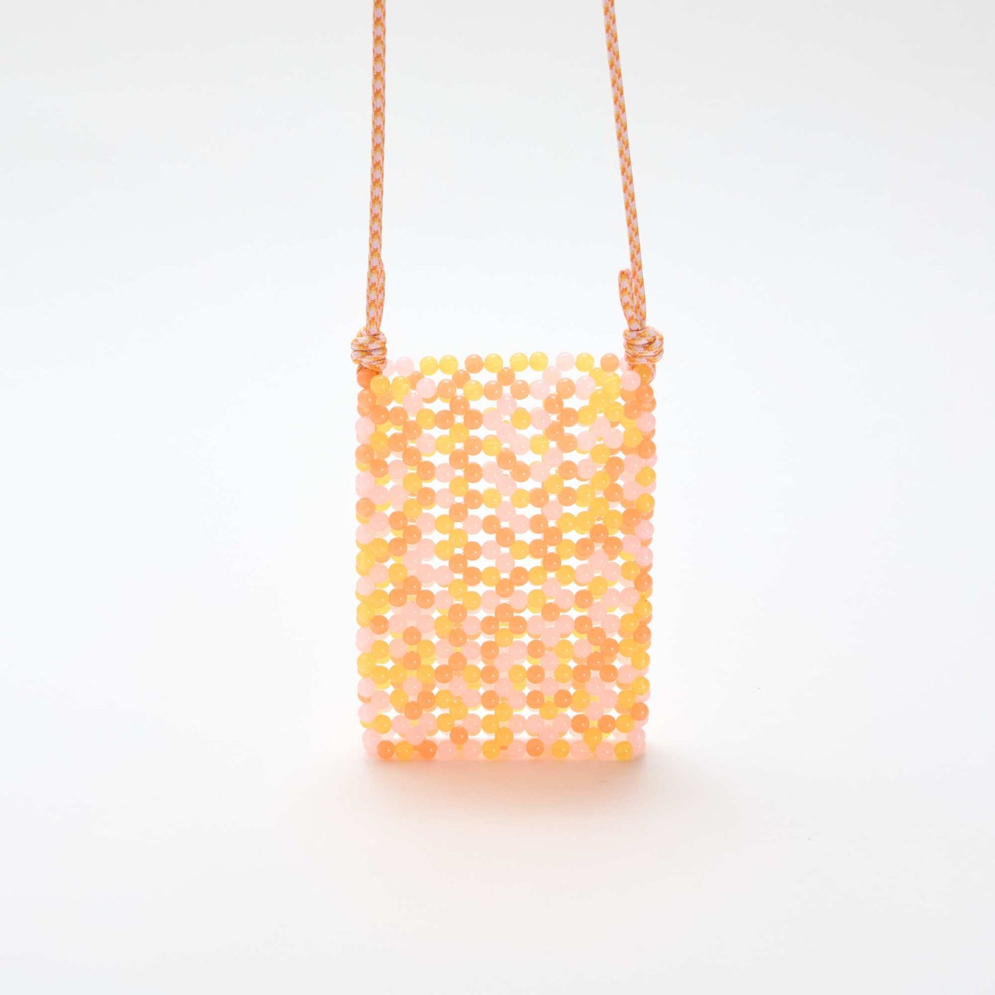 Beaded Phone Pouch ORANGE
