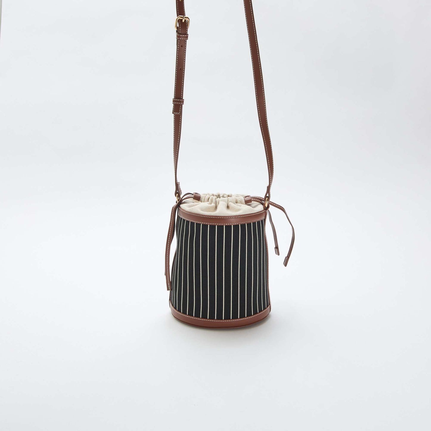 Fabric Bucket Bag BLACK