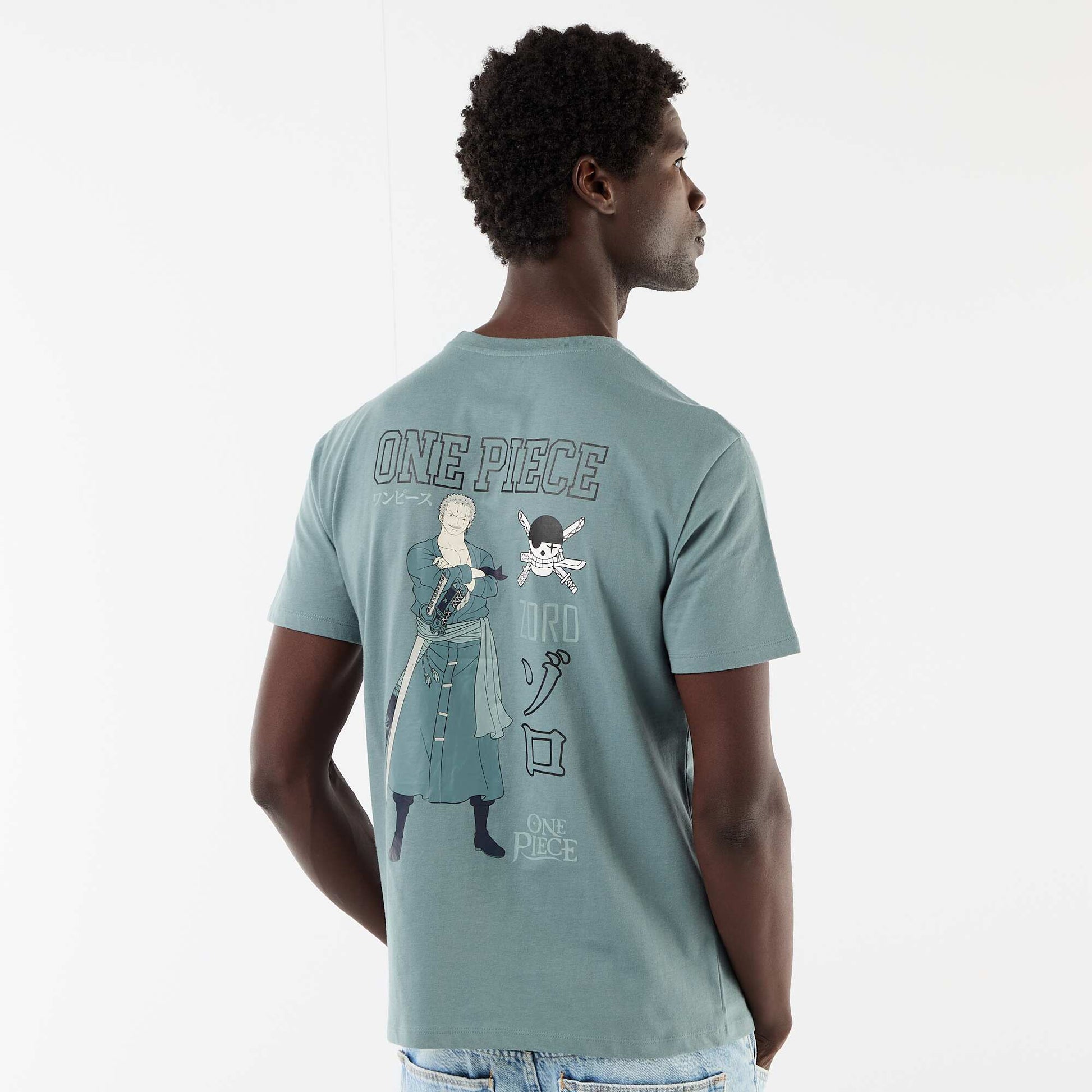 One Piece' Short-Sleeved T-Shirt BLUE