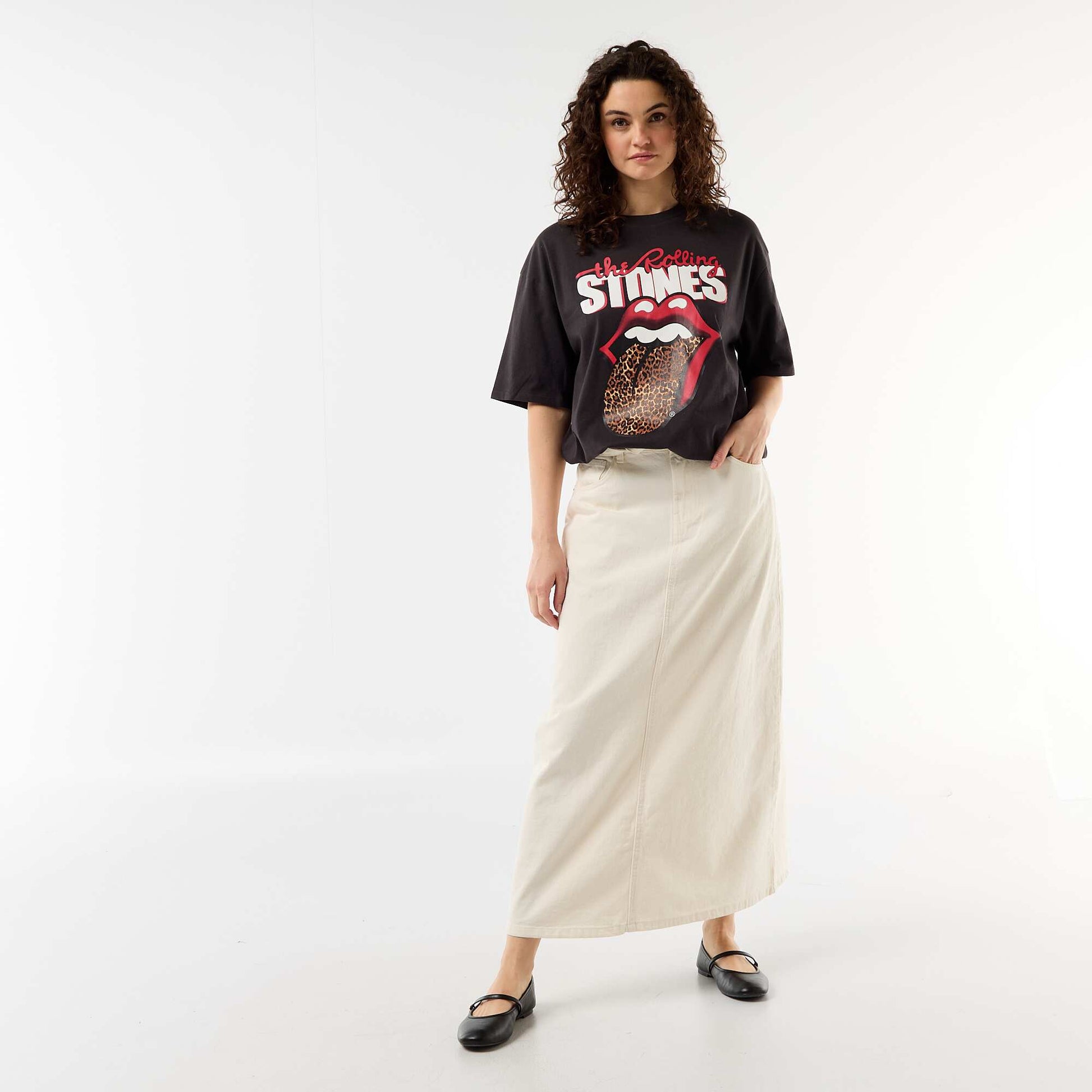The Rolling Stones' T-shirt BLACK