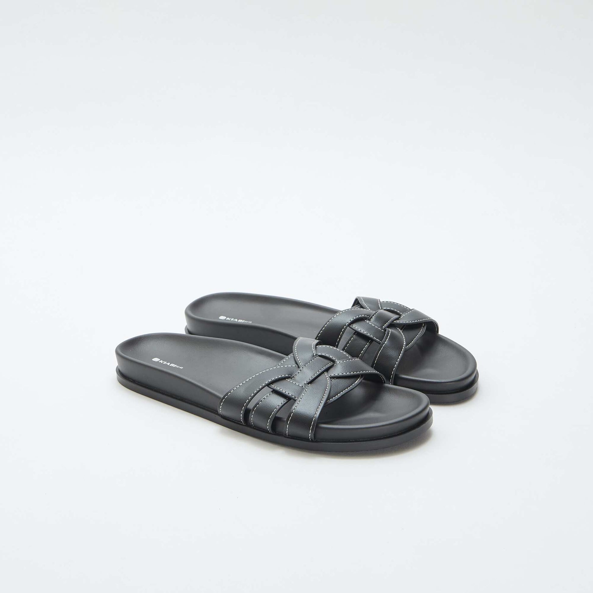 Plain Mules BLACK