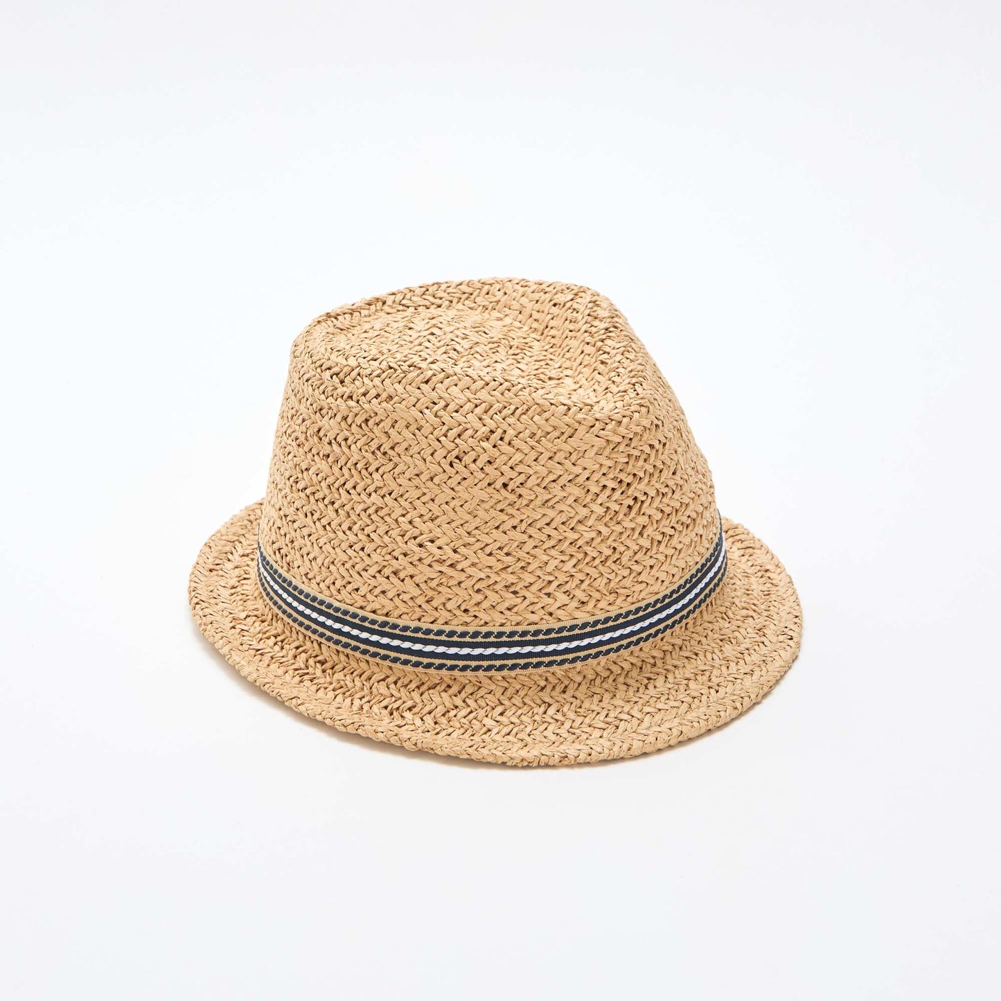 Borsalino-style straw hat BEIGE